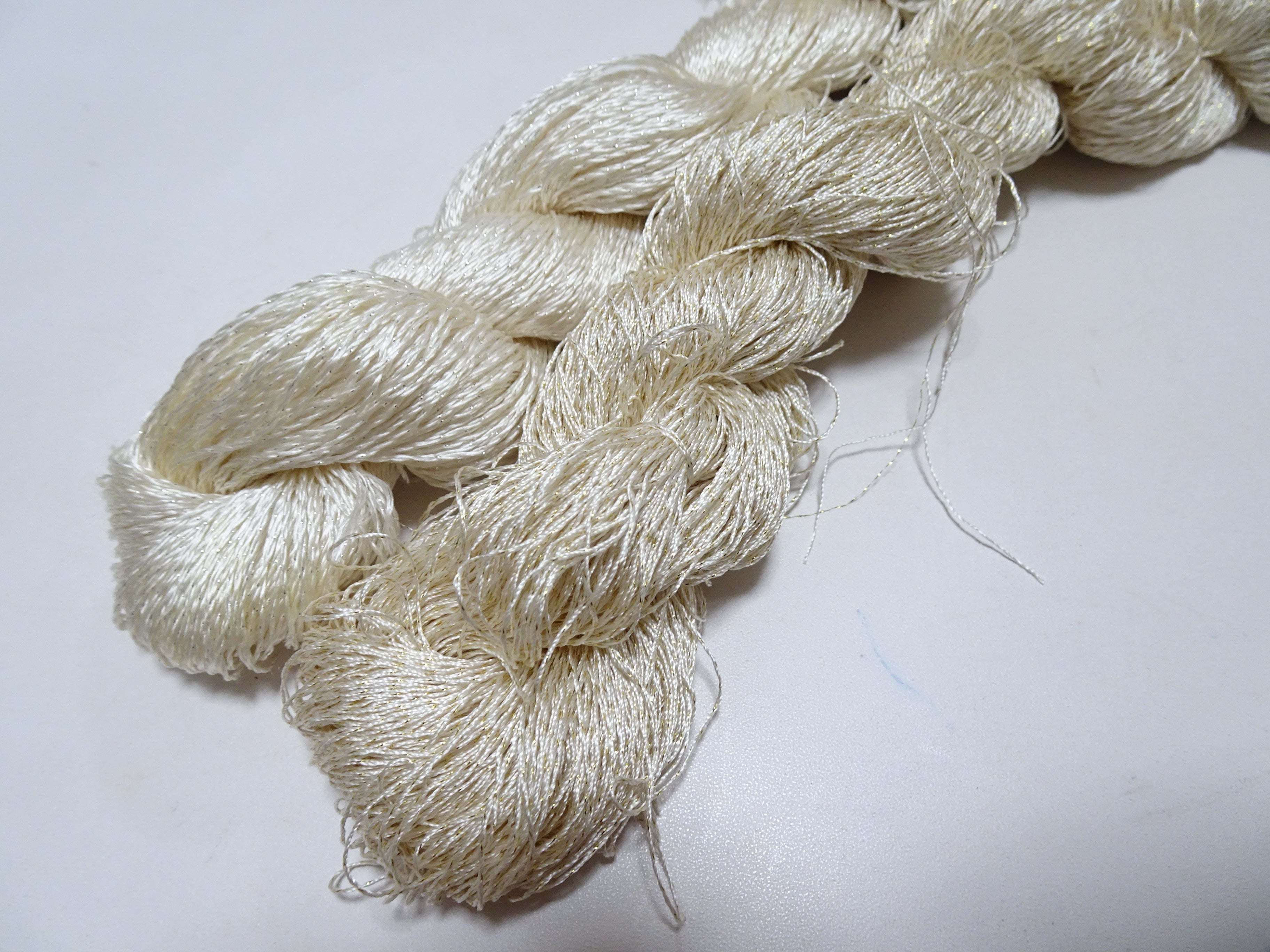 Japanese Vintage High Class Rare Silk Thread 2sets Mixture of Gold embroidery 14683