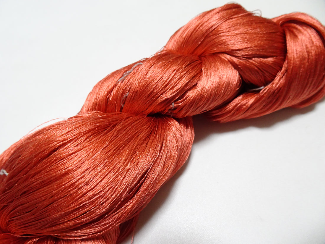 Japanese Vintage Silk Twisted Thread Embroidery 19860