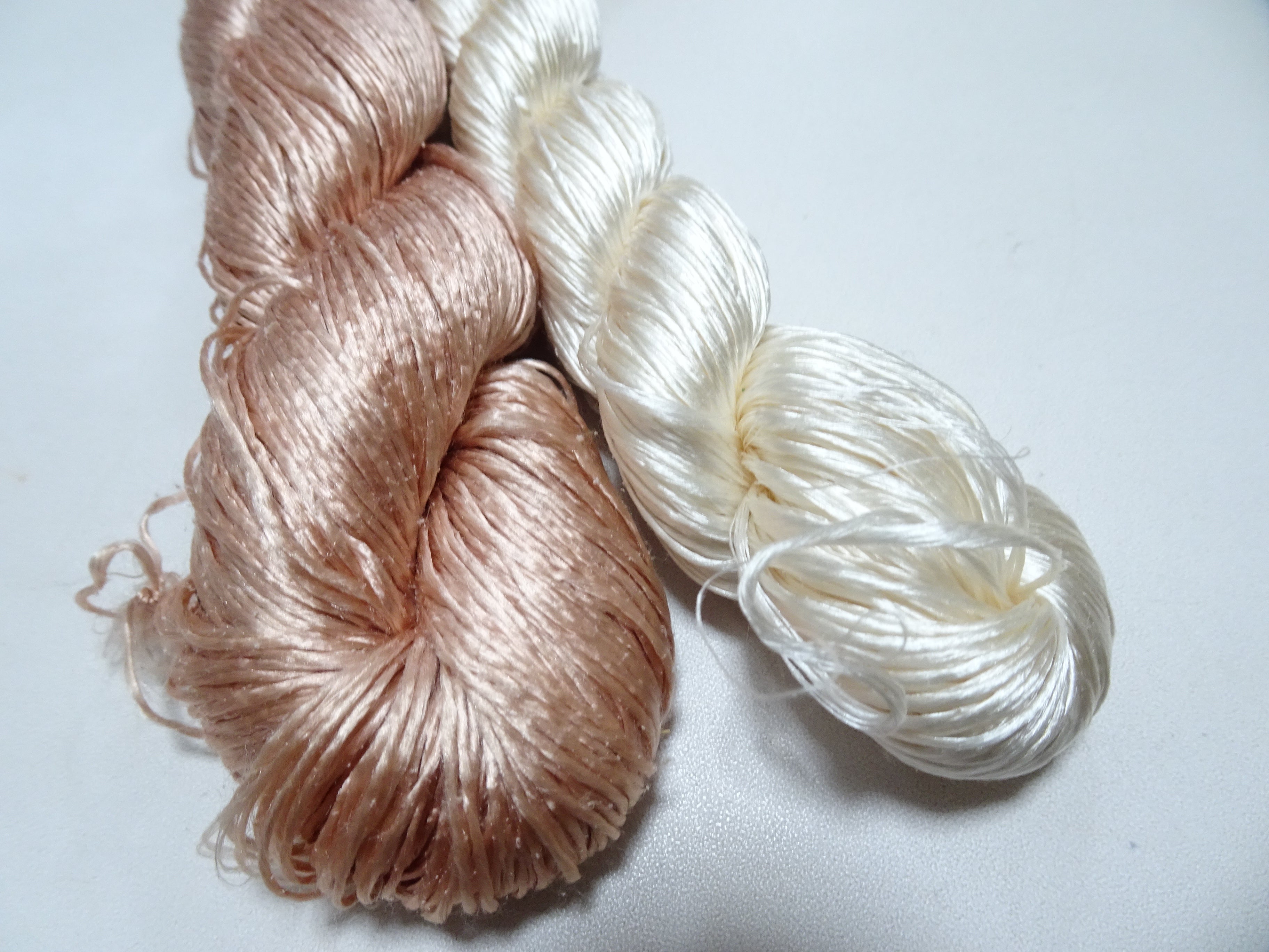 Japanese Vintage Loose Twisted Silk Thread 2sets Embroidery 18269