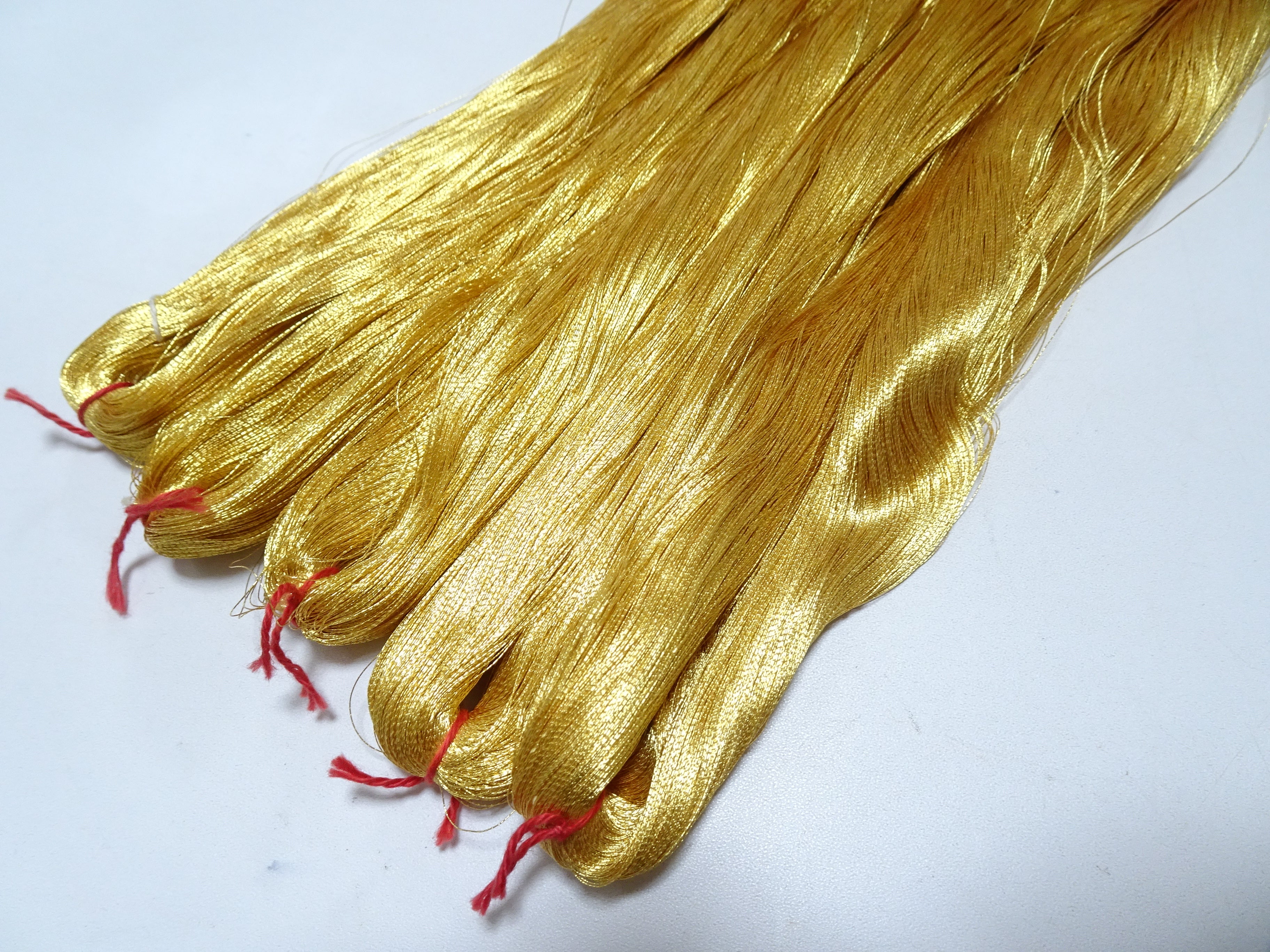 Special price!! Japanese Vintage Superb Gold Leaf Thread 5sets embroidery 5000M  0.16mm 17101
