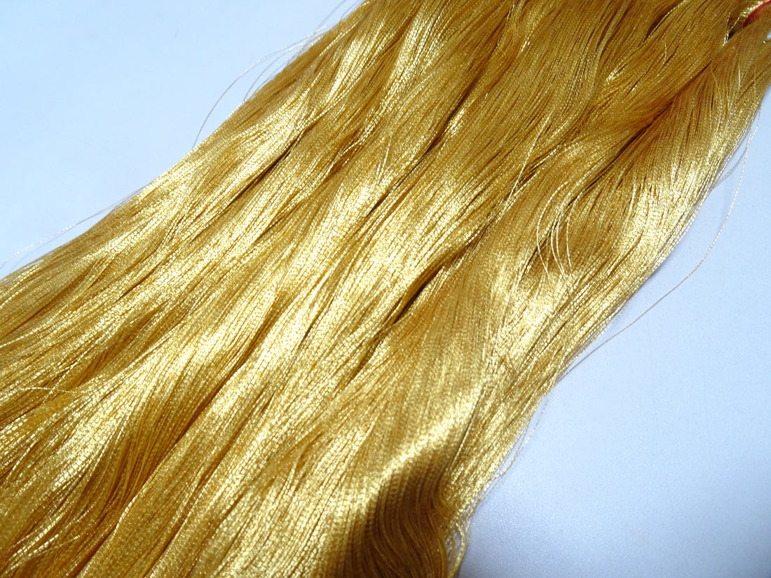 Special price!! Japanese Vintage Superb Gold Leaf Thread 5sets embroidery 5000M  0.16mm 17101