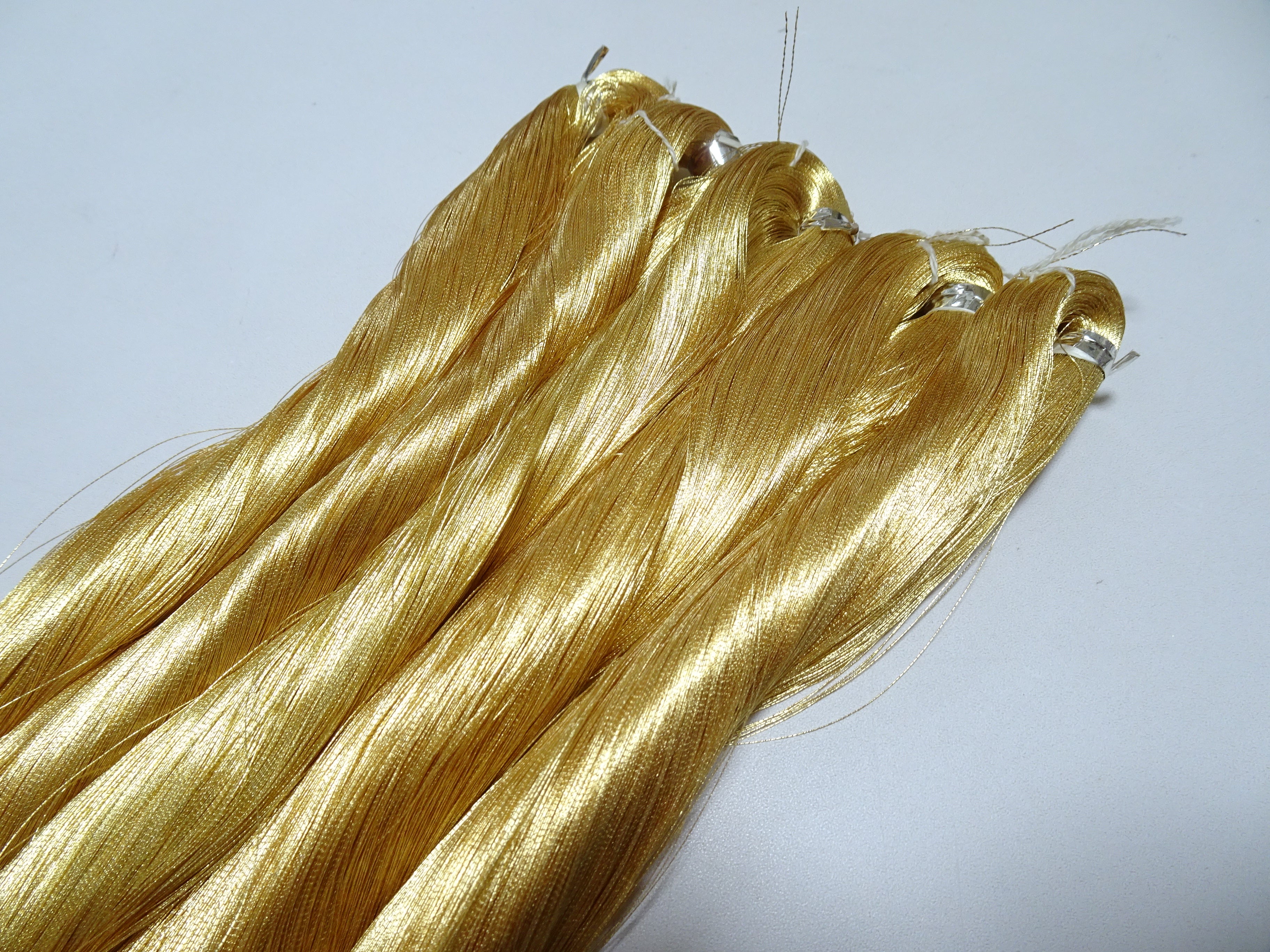 Special price!! Japanese Vintage Superb Gold Leaf Thread 5sets embroidery 5000M  0.16mm 17102
