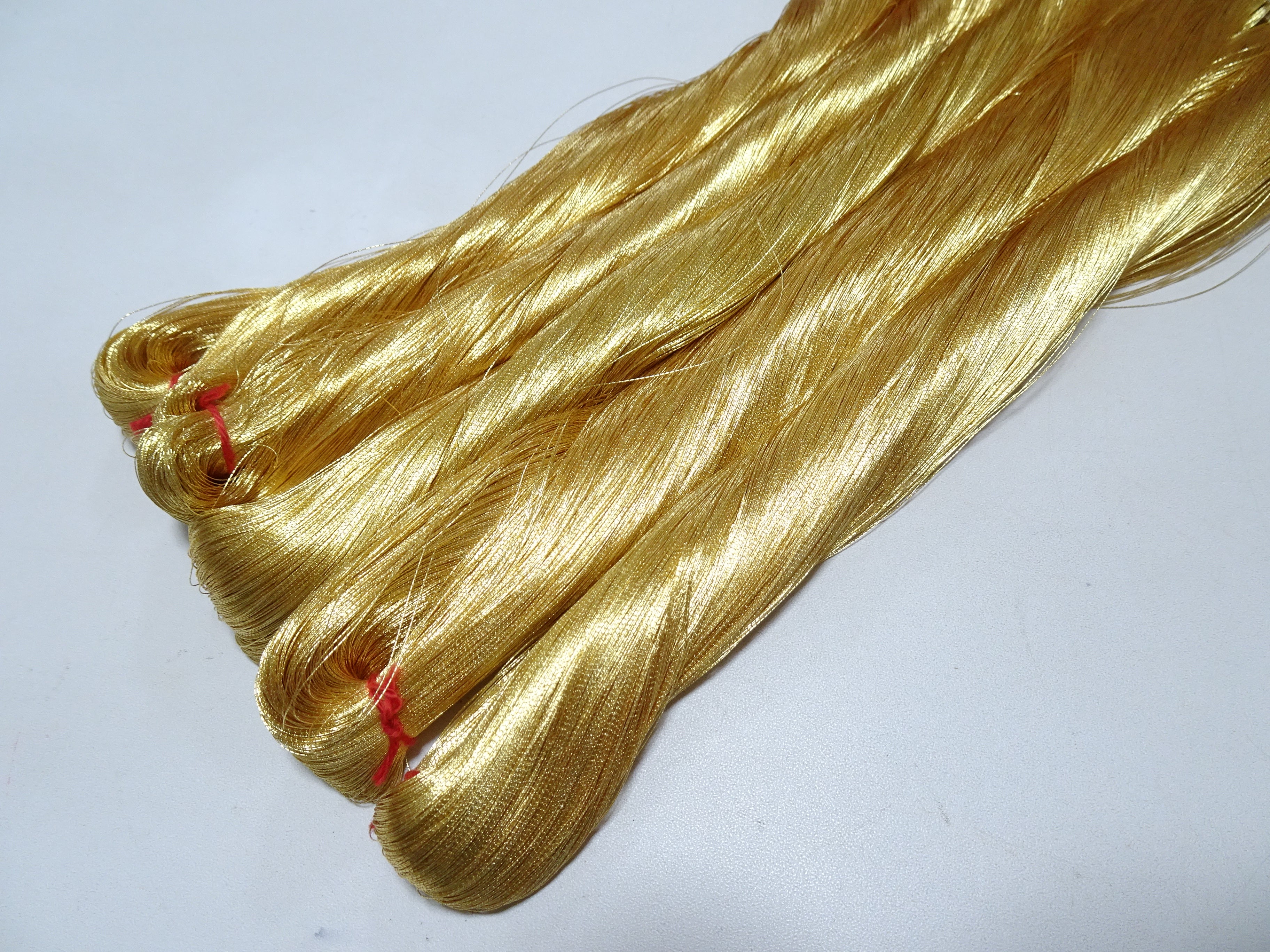 Special price!! Japanese Vintage Superb Gold Leaf Thread 5sets embroidery 5000M  0.16mm 17102