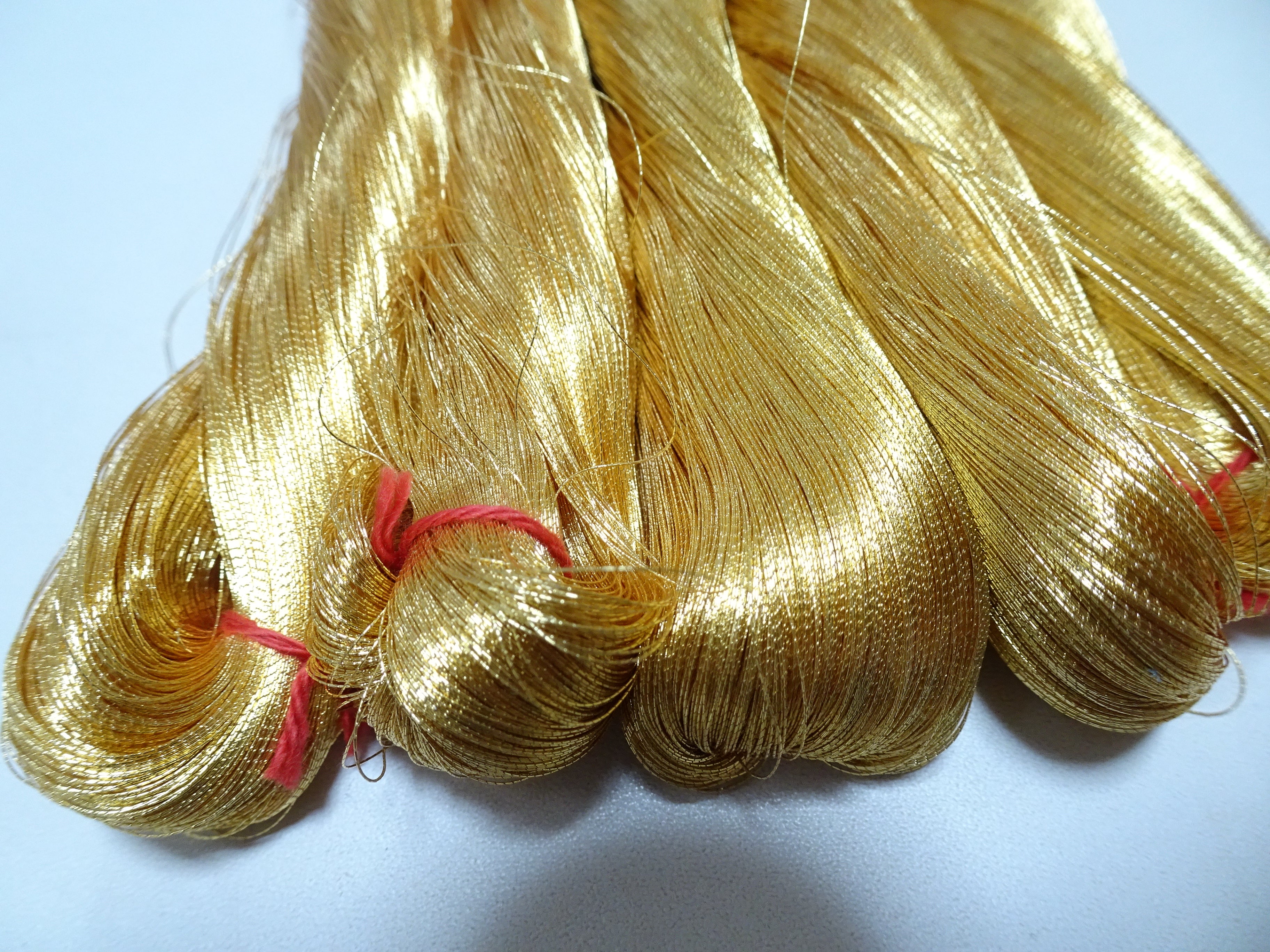 Special price!! Japanese Vintage Superb Gold Leaf Thread 5sets embroidery 5000M  0.16mm 17102