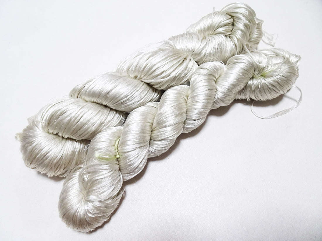 Japanese Vintage Loose Twisted Silk Thread 2sets Embroidery 18272