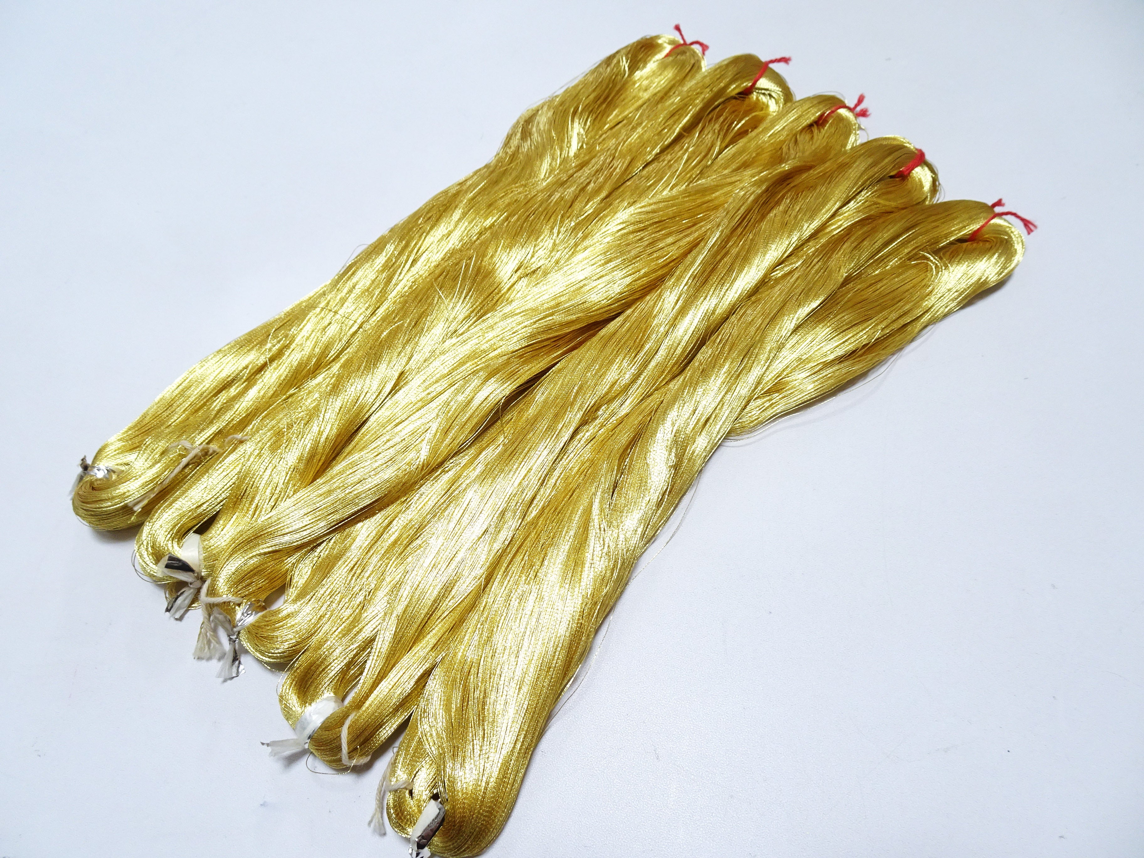 Special price!! Japanese Vintage Superb Gold Leaf Thread 5sets embroidery 5000M  0.16mm 17103