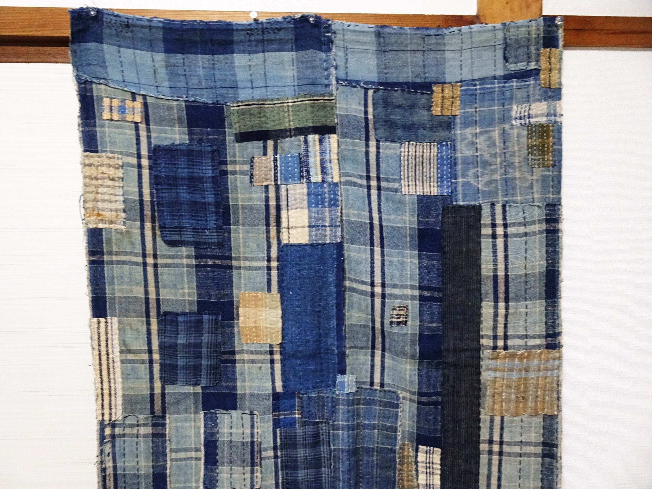 Rare Tanba-fu Boro Patchwork Textile | Antique Japanese Folk Fabric 14518