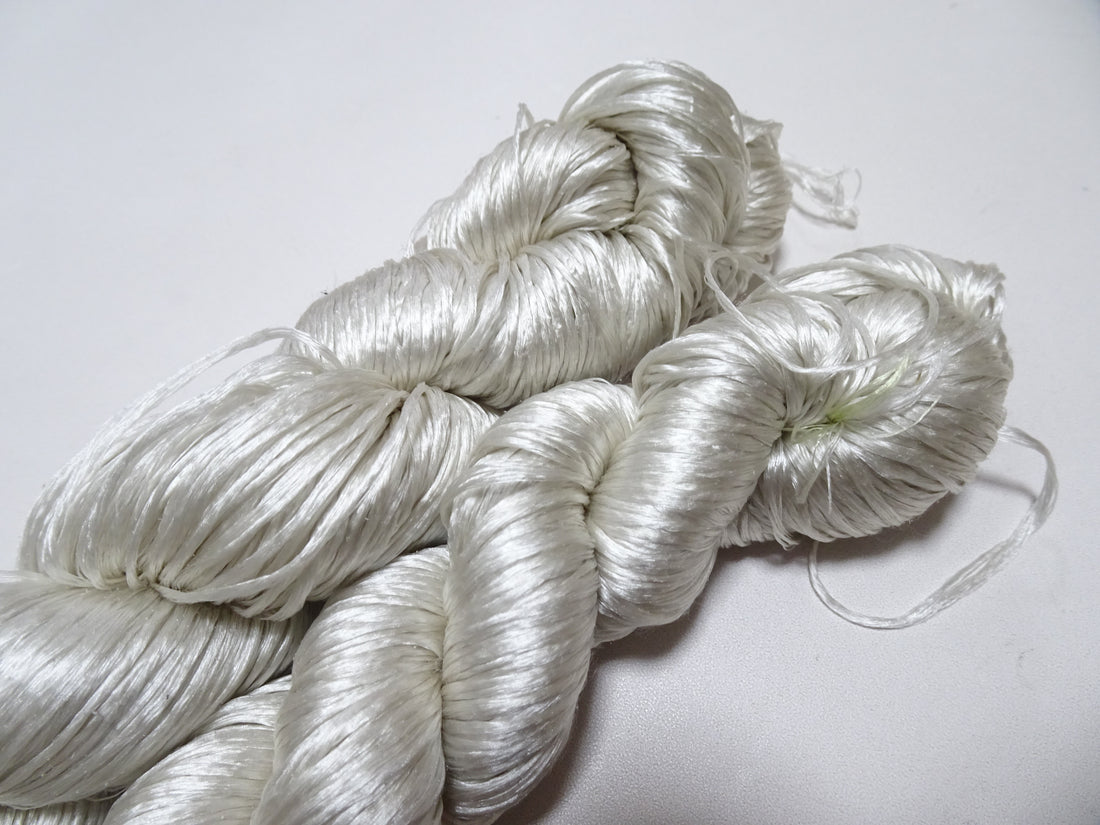 Japanese Vintage Loose Twisted Silk Thread 2sets Embroidery 18272