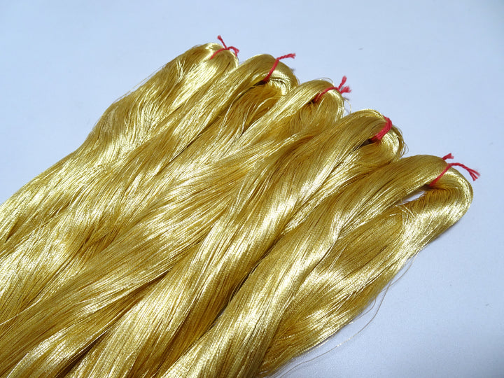Special price!! Japanese Vintage Superb Gold Leaf Thread 5sets embroidery 5000M  0.16mm 17103