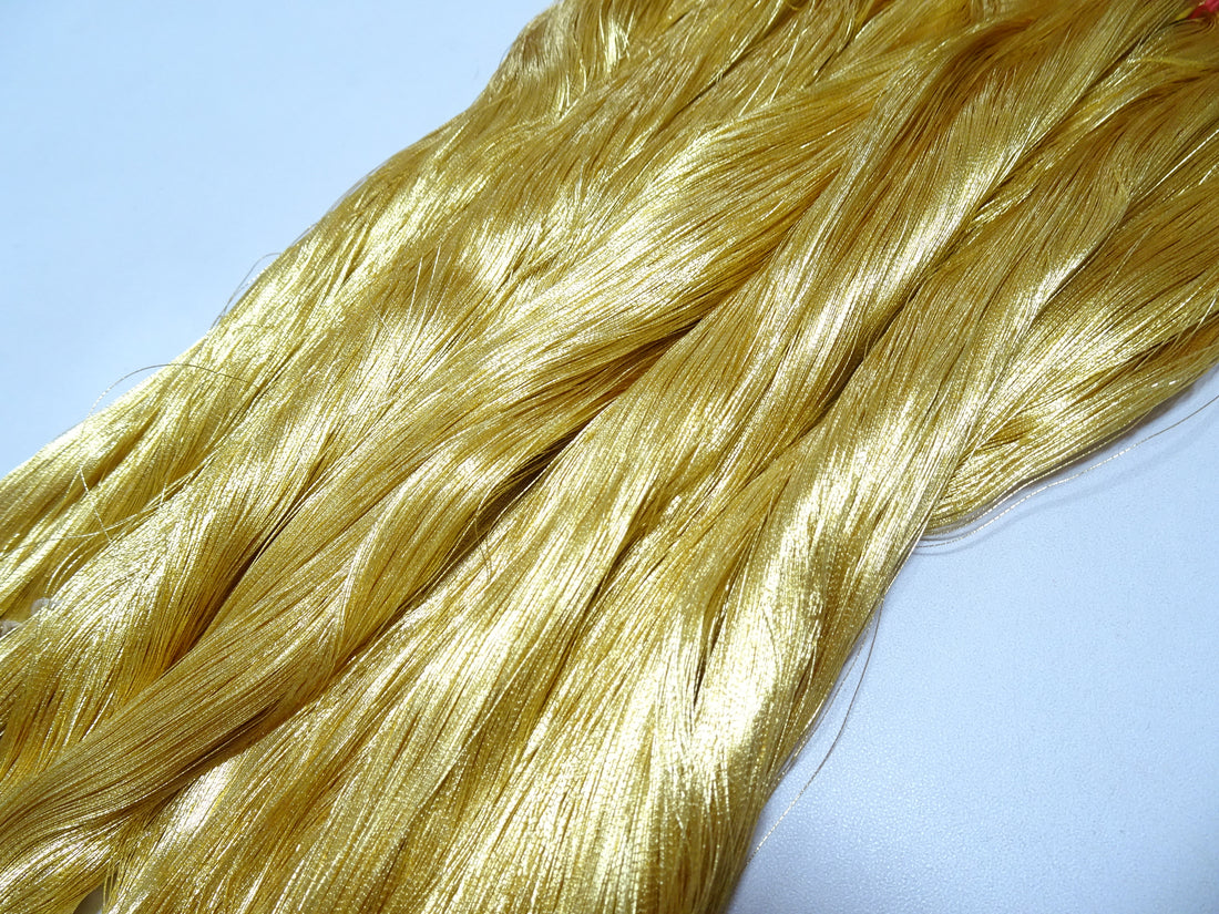 Special price!! Japanese Vintage Superb Gold Leaf Thread 5sets embroidery 5000M  0.16mm 17103