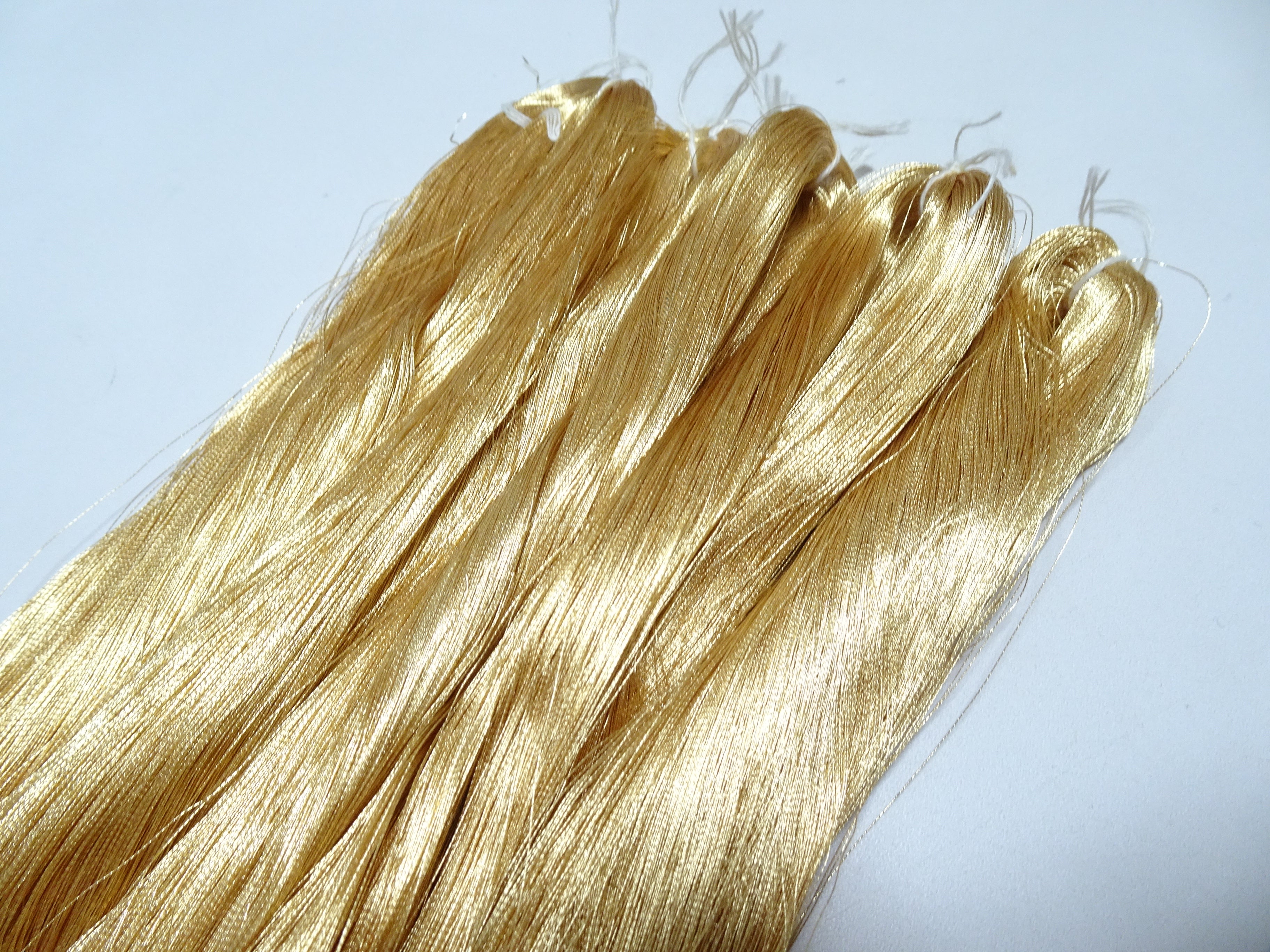 Special price!! Japanese Vintage Superb Gold Leaf Thread 5sets embroidery 5000M  0.16mm 17104