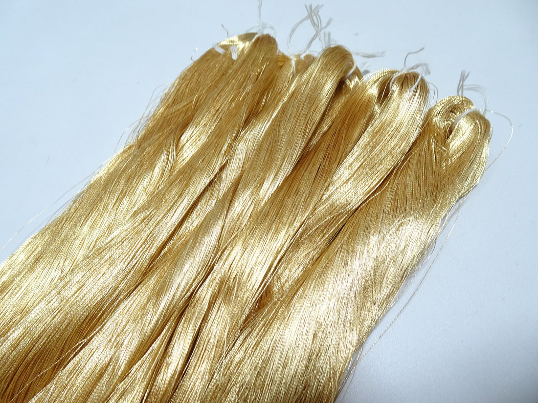 Special price!! Japanese Vintage Superb Gold Leaf Thread 5sets embroidery 5000M  0.16mm 17104