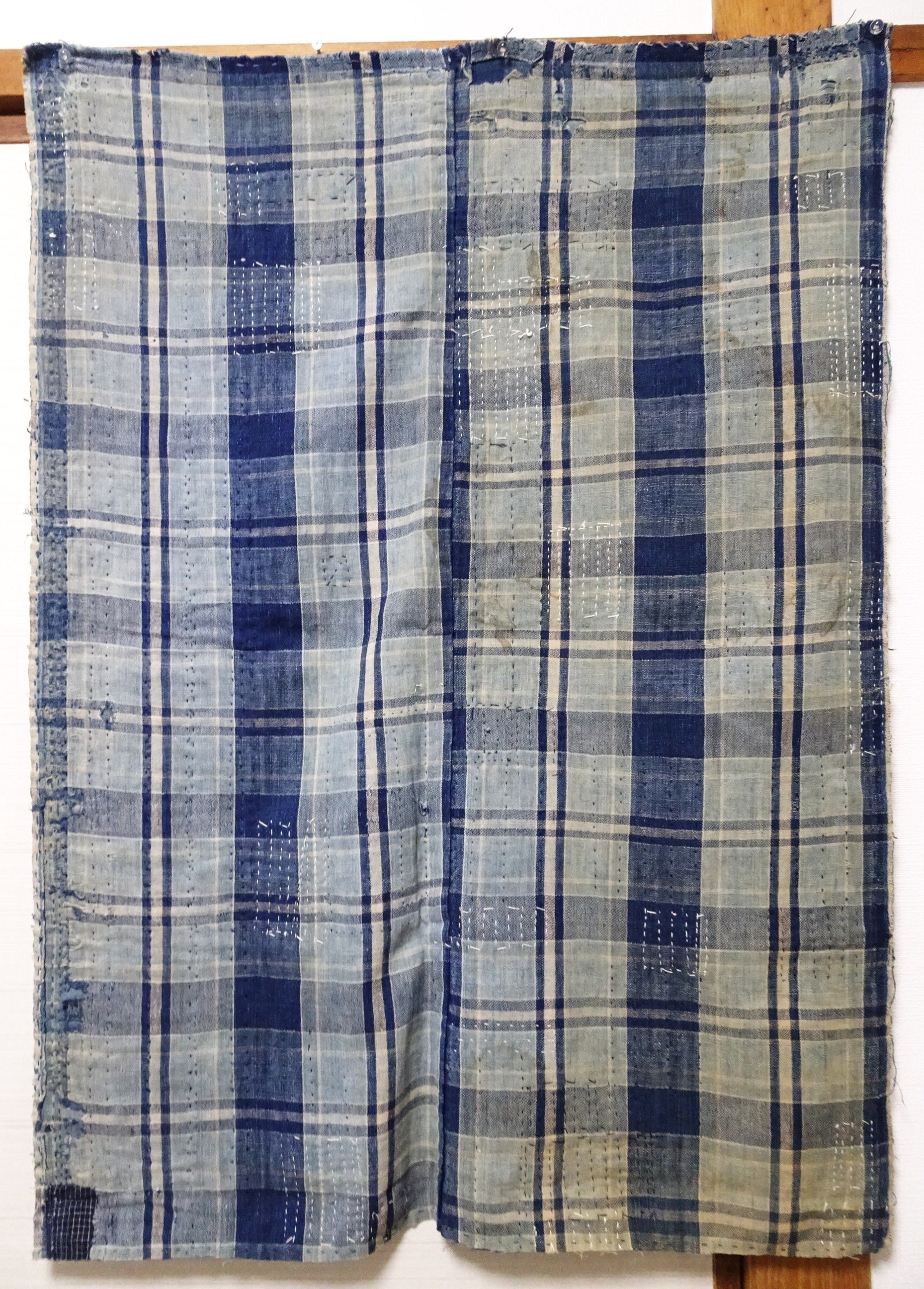 Rare Tanba-fu Boro Patchwork Textile | Antique Japanese Folk Fabric 14518