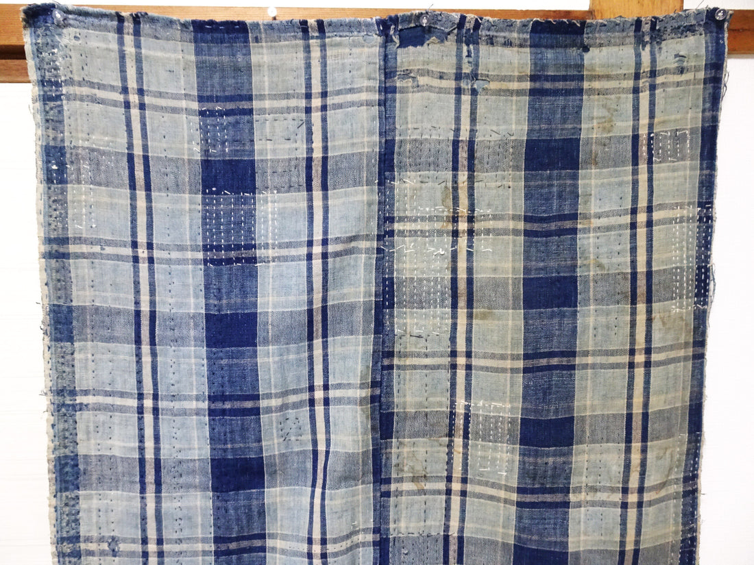 Rare Tanba-fu Boro Patchwork Textile | Antique Japanese Folk Fabric 14518