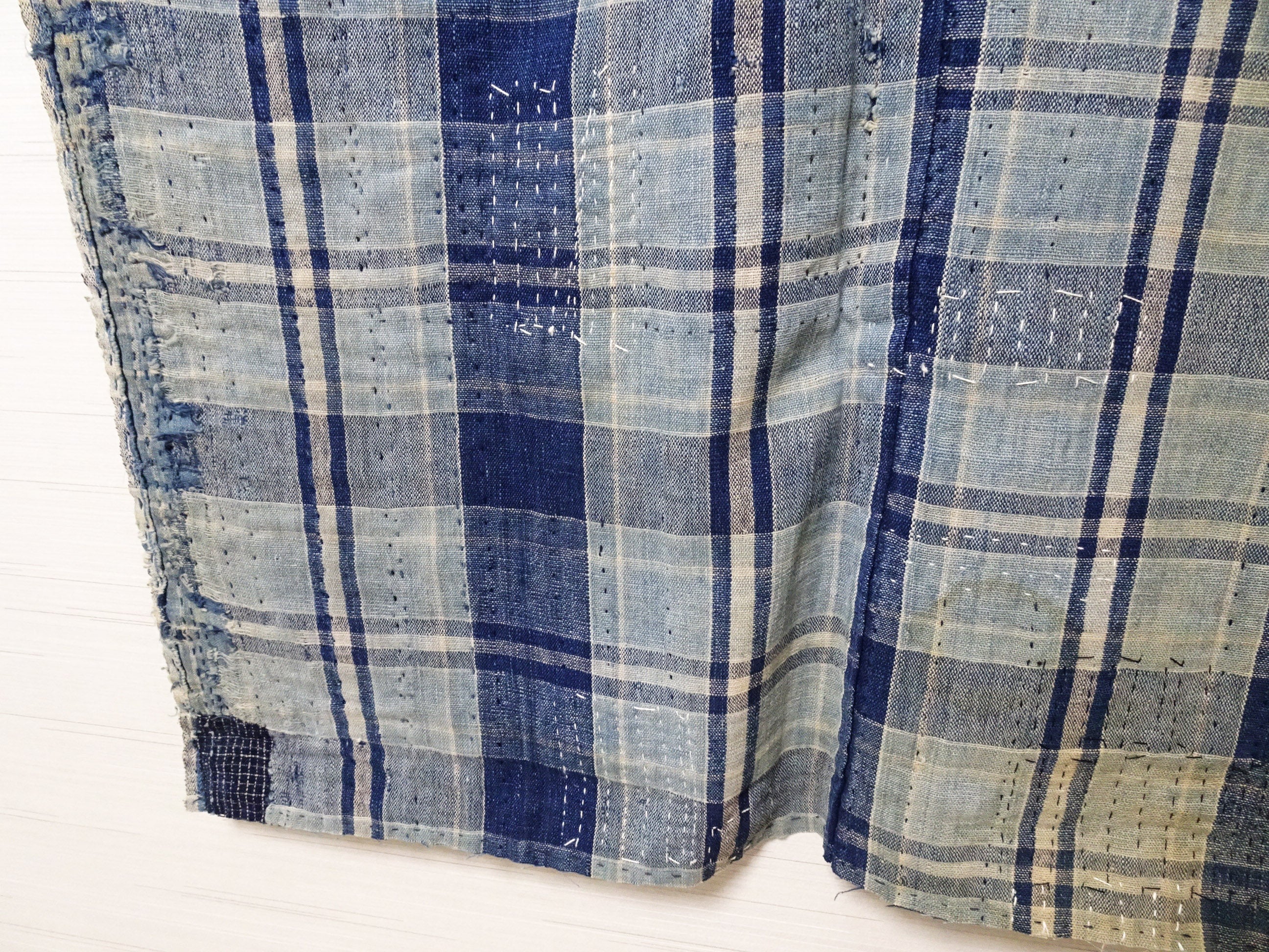 Rare Tanba-fu Boro Patchwork Textile | Antique Japanese Folk Fabric 14518