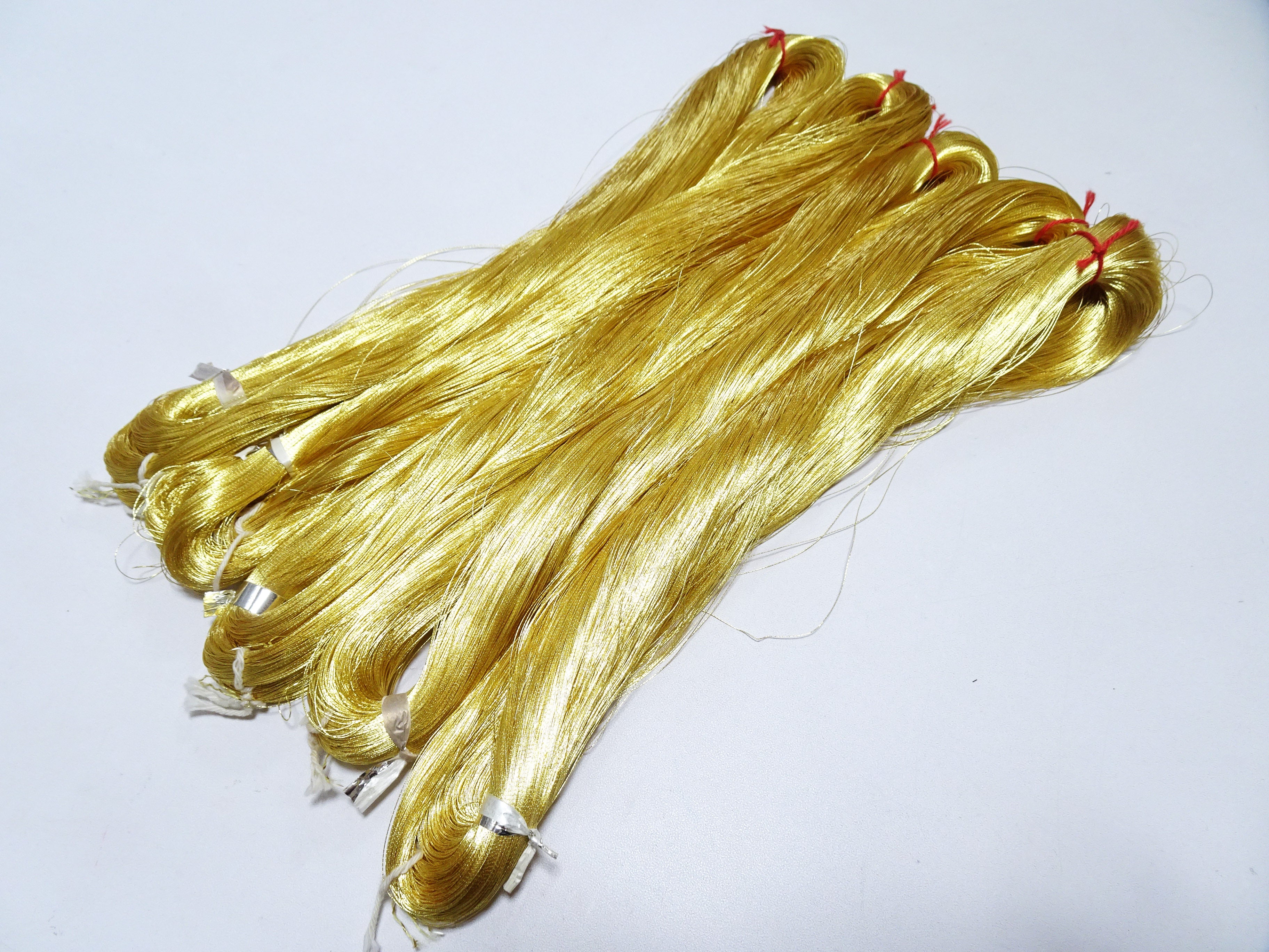 Special price!! Japanese Vintage Superb Gold Leaf Thread 5sets embroidery 5000M  0.16mm 17105