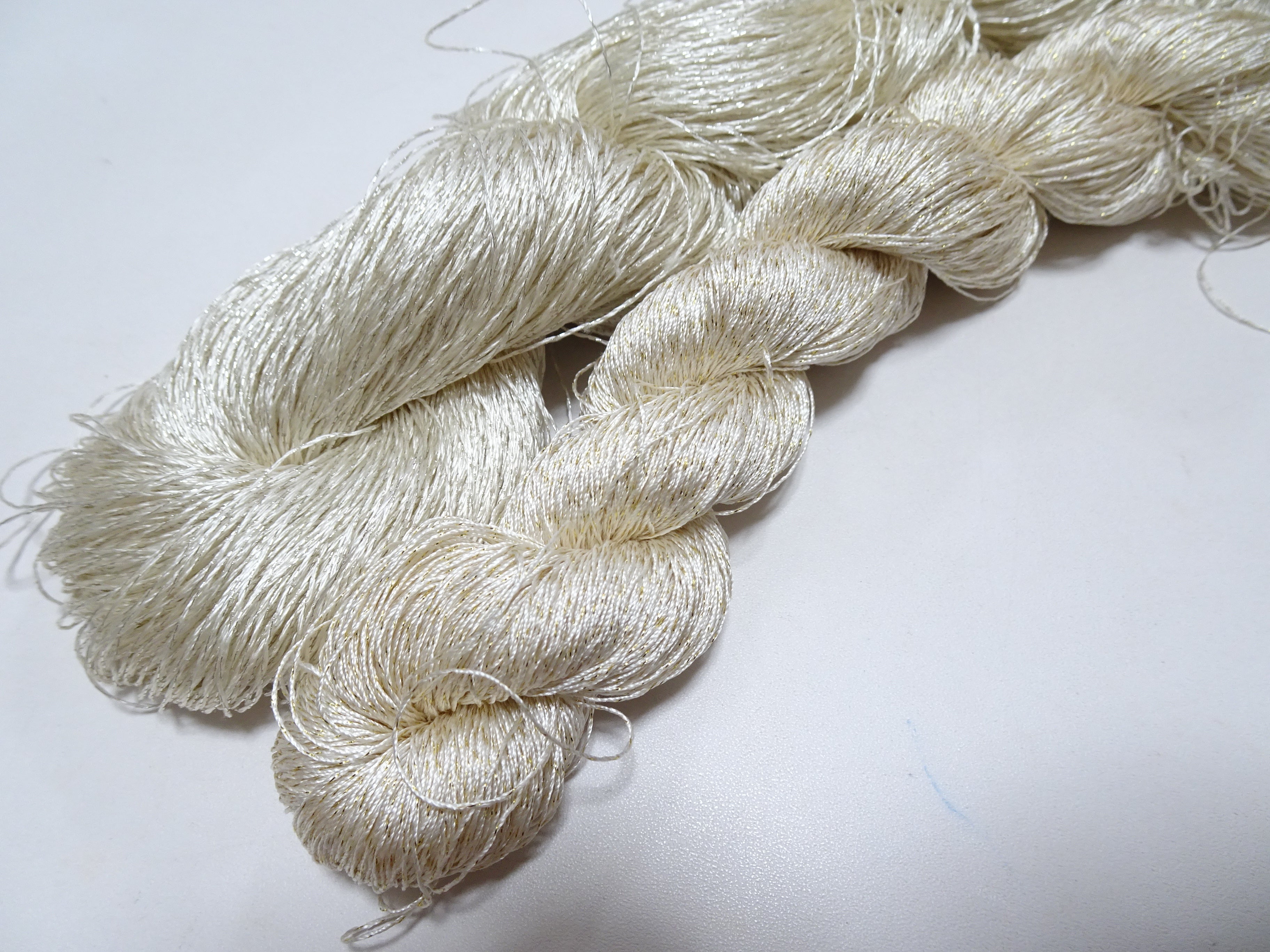 Japanese Vintage High Class Rare Silk Thread 2sets Mixture of Gold embroidery 14688