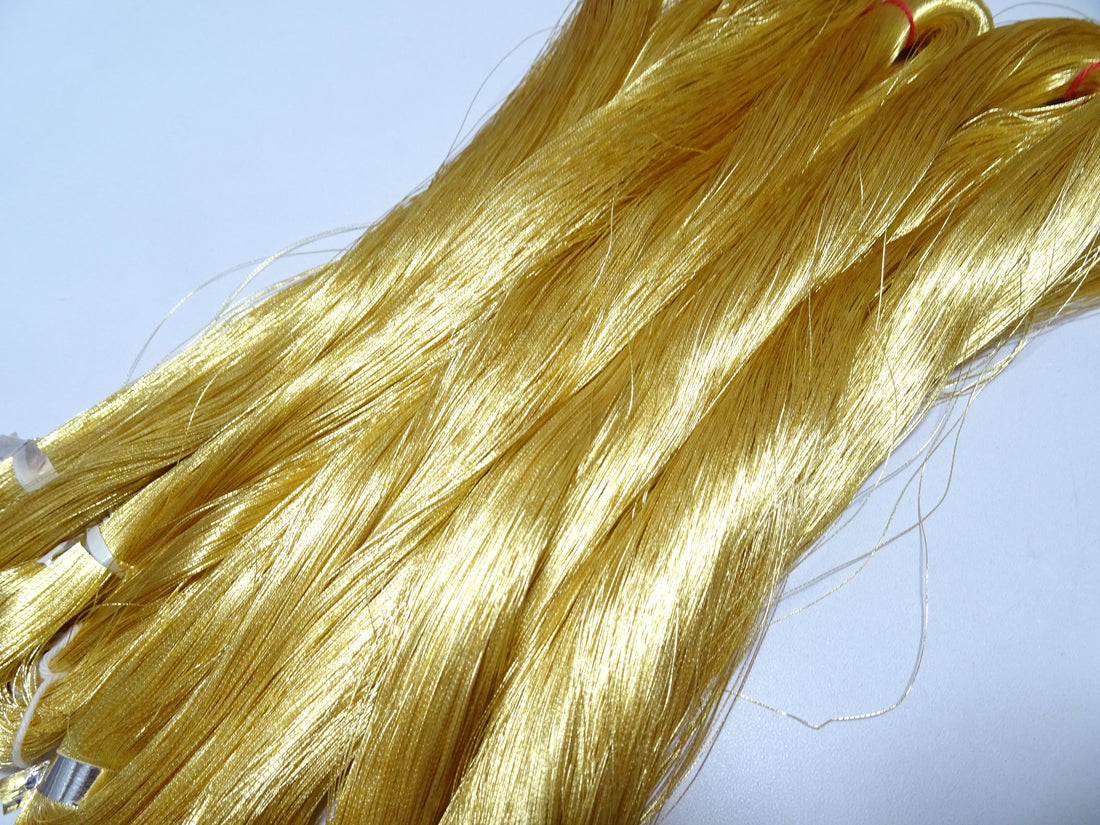 Special price!! Japanese Vintage Superb Gold Leaf Thread 5sets embroidery 5000M  0.16mm 17105