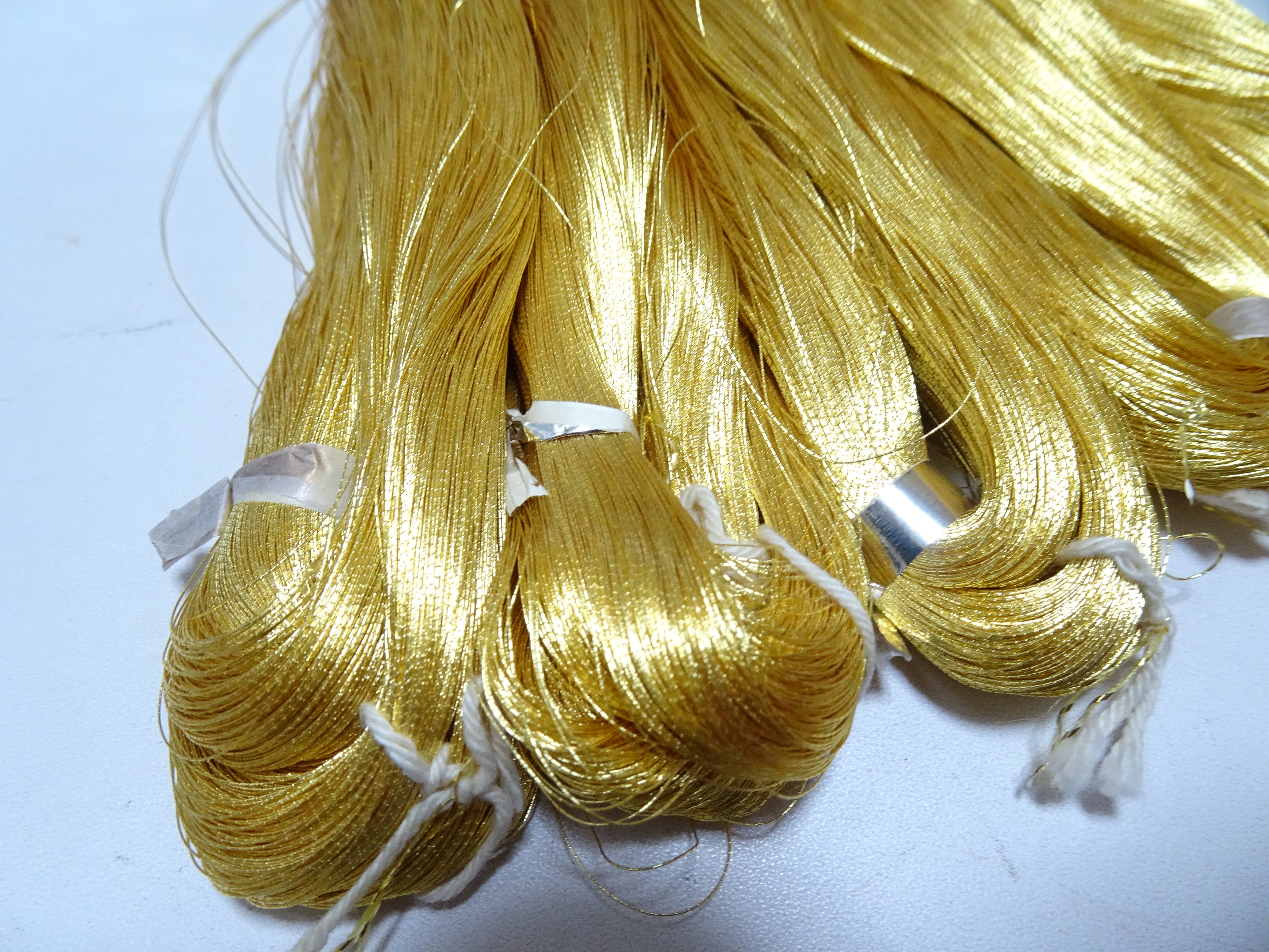 Special price!! Japanese Vintage Superb Gold Leaf Thread 5sets embroidery 5000M  0.16mm 17105