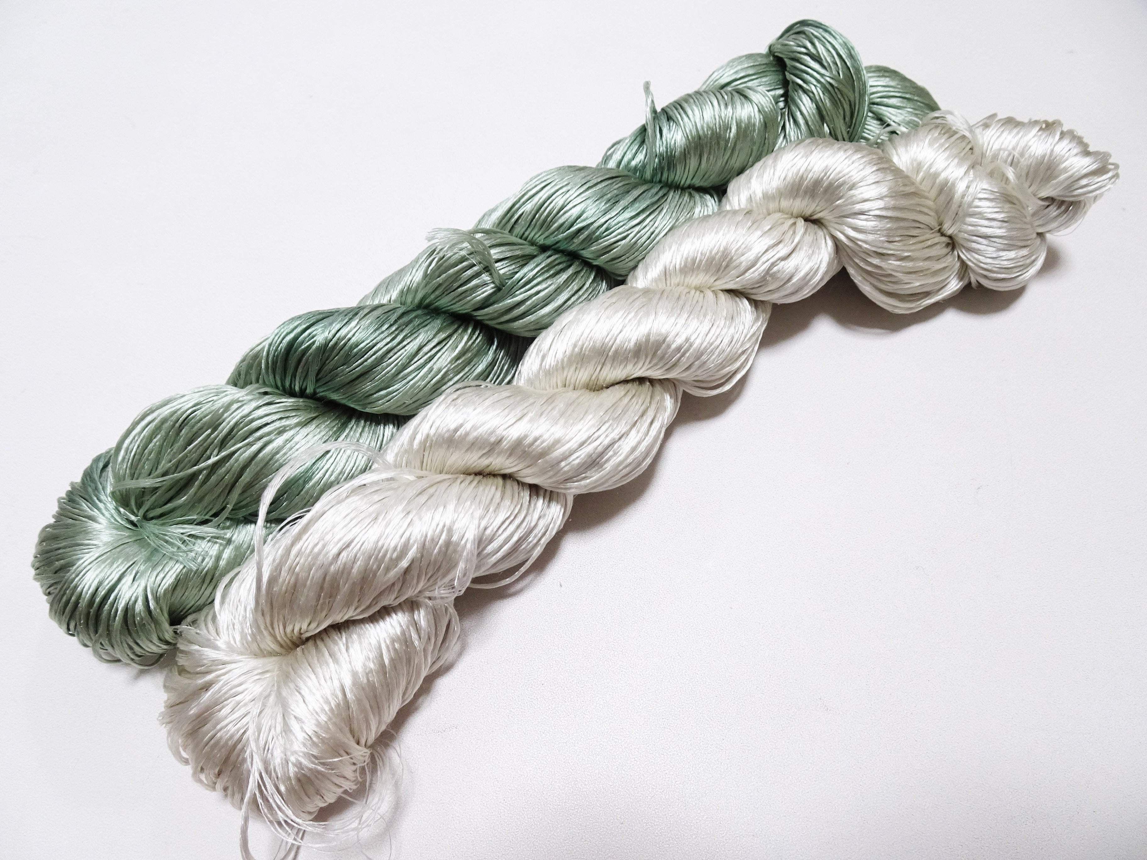 Japanese Vintage Loose Twisted Silk Thread 2sets Embroidery 18275