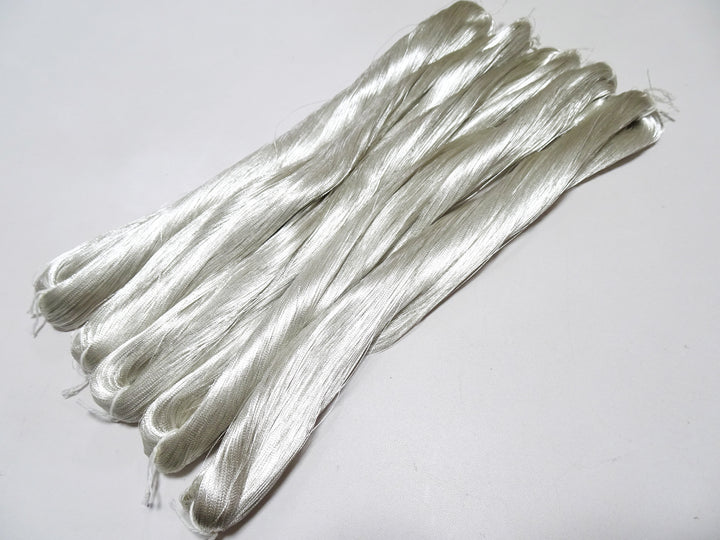 Special Price! Japanese Vintage Superb Real Silver Leaf Thread 5sets Embroidery 5000M  0.16mm  17107