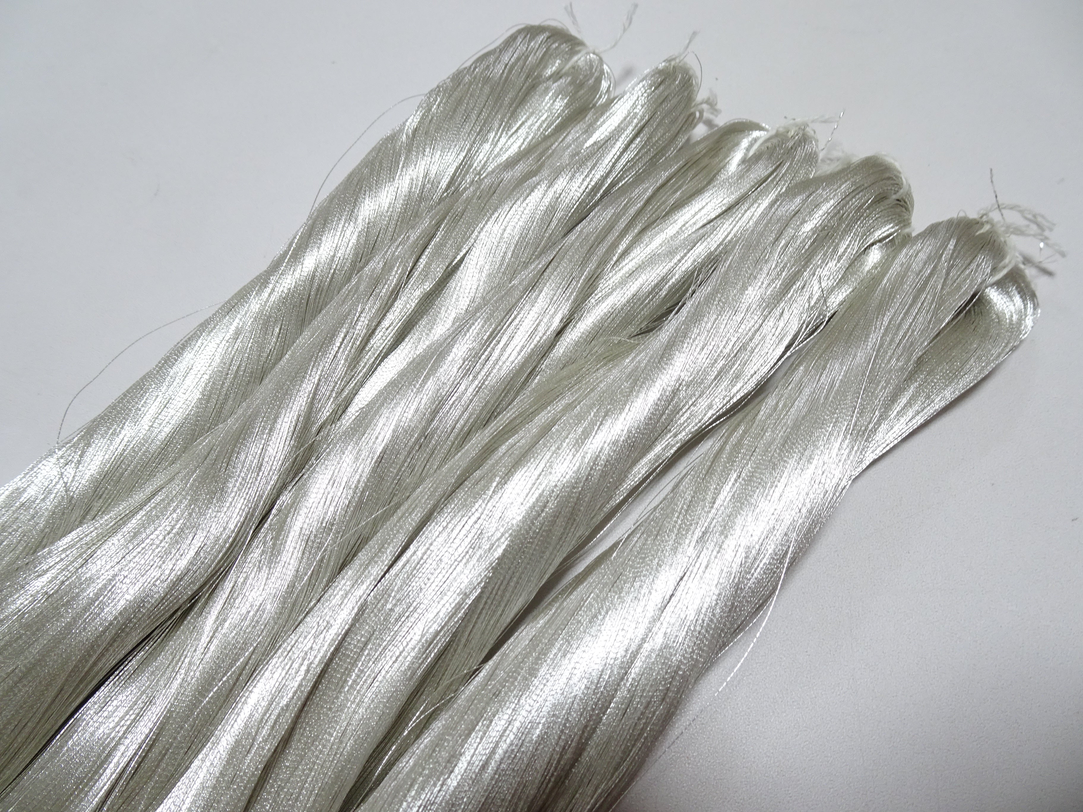 Special Price! Japanese Vintage Superb Real Silver Leaf Thread 5sets Embroidery 5000M  0.16mm  17107