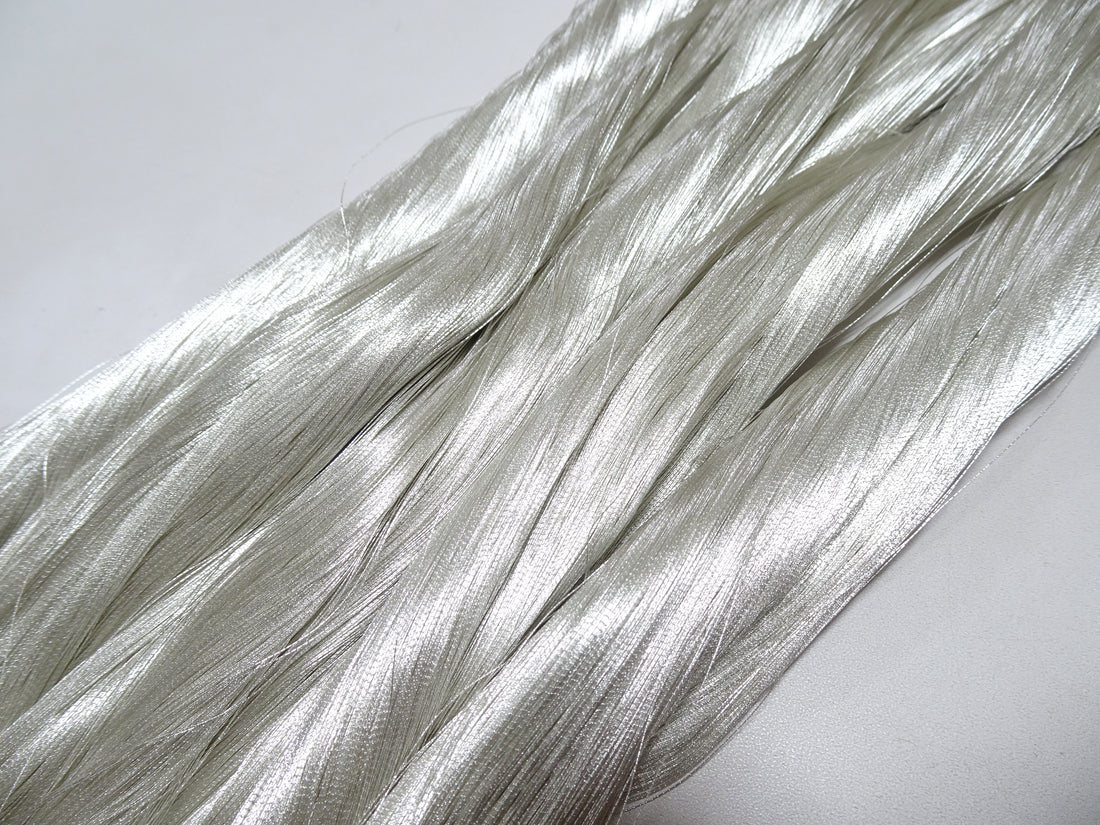 Special Price! Japanese Vintage Superb Real Silver Leaf Thread 5sets Embroidery 5000M  0.16mm  17107
