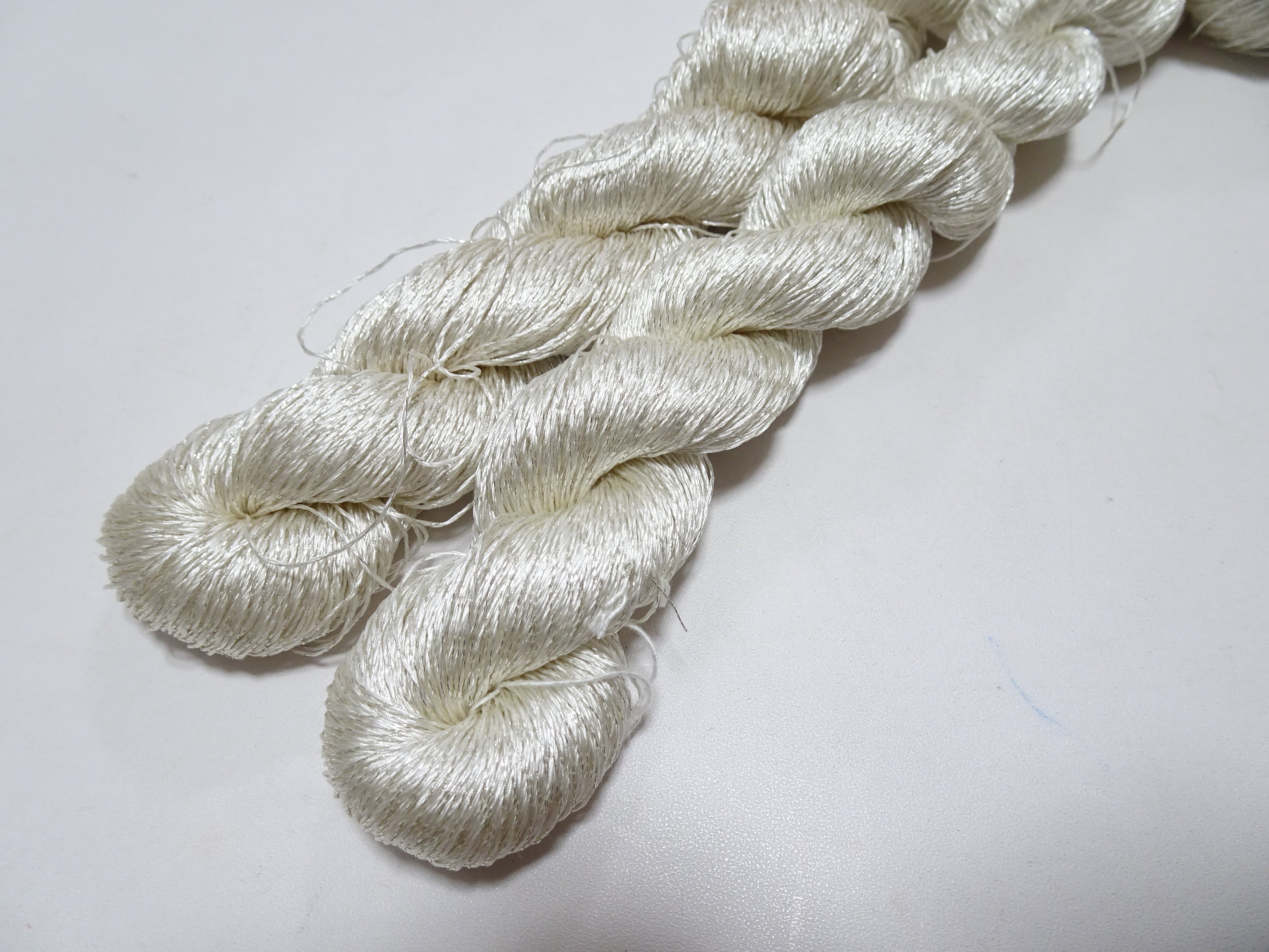 Japanese Vintage High Class Rare Silk Thread 2sets Mixture of Gold embroidery 14691