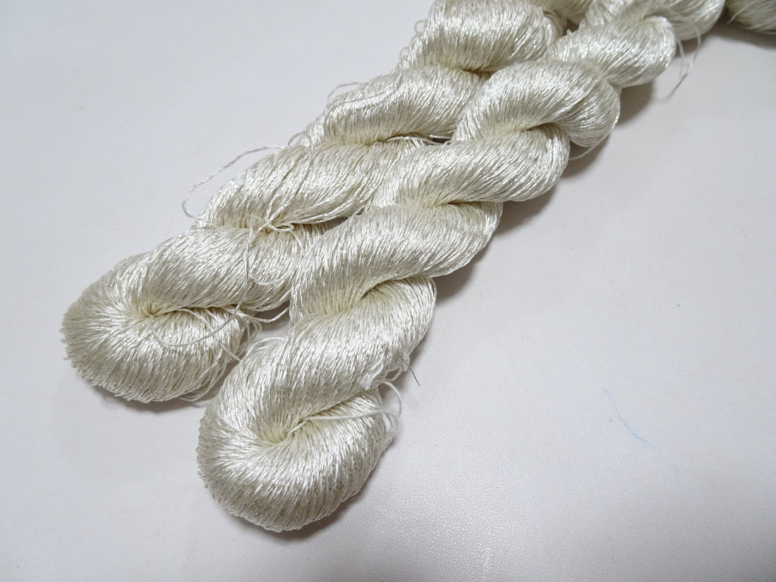 Japanese Vintage High Class Rare Silk Thread 2sets Mixture of Gold embroidery 14691