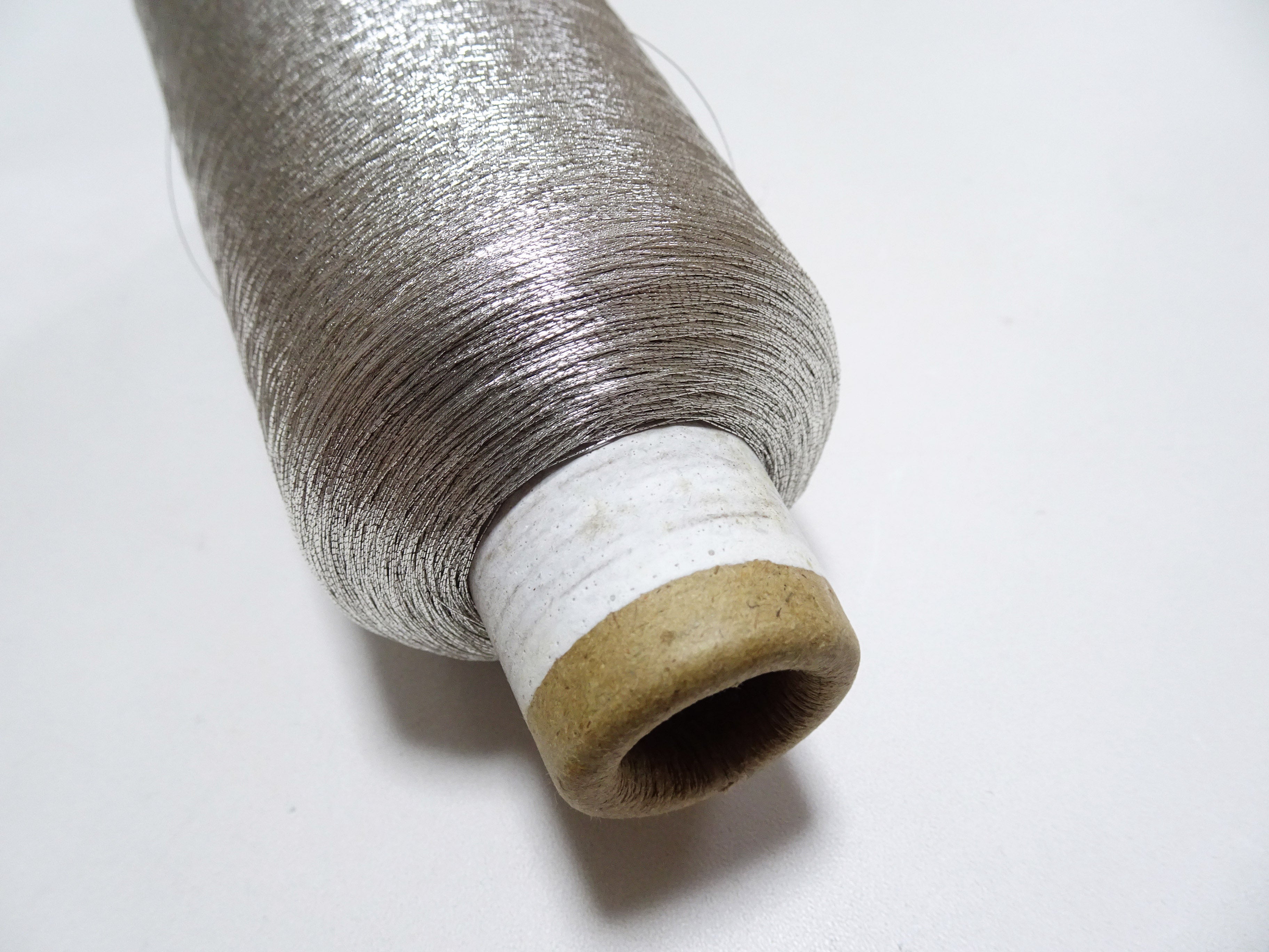 Japanese vintage Superb real silver leaf thread S1 embroidery 5000M  0.16mm  19574
