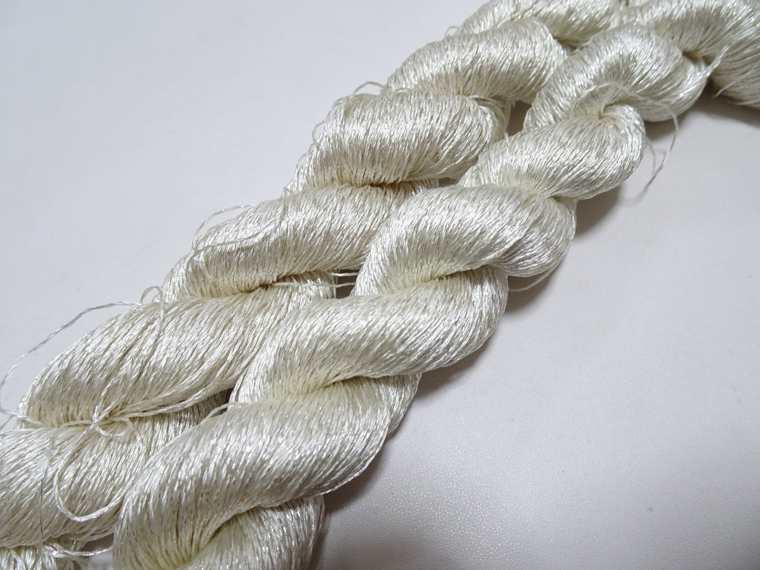 Japanese Vintage High Class Rare Silk Thread 2sets Mixture of Gold embroidery 14691