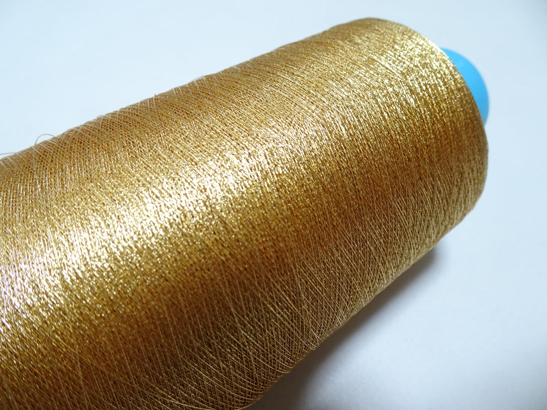 Special price!! Japanese Vintage Superb Gold Leaf Thread embroidery 5000M 17109  0.16mm