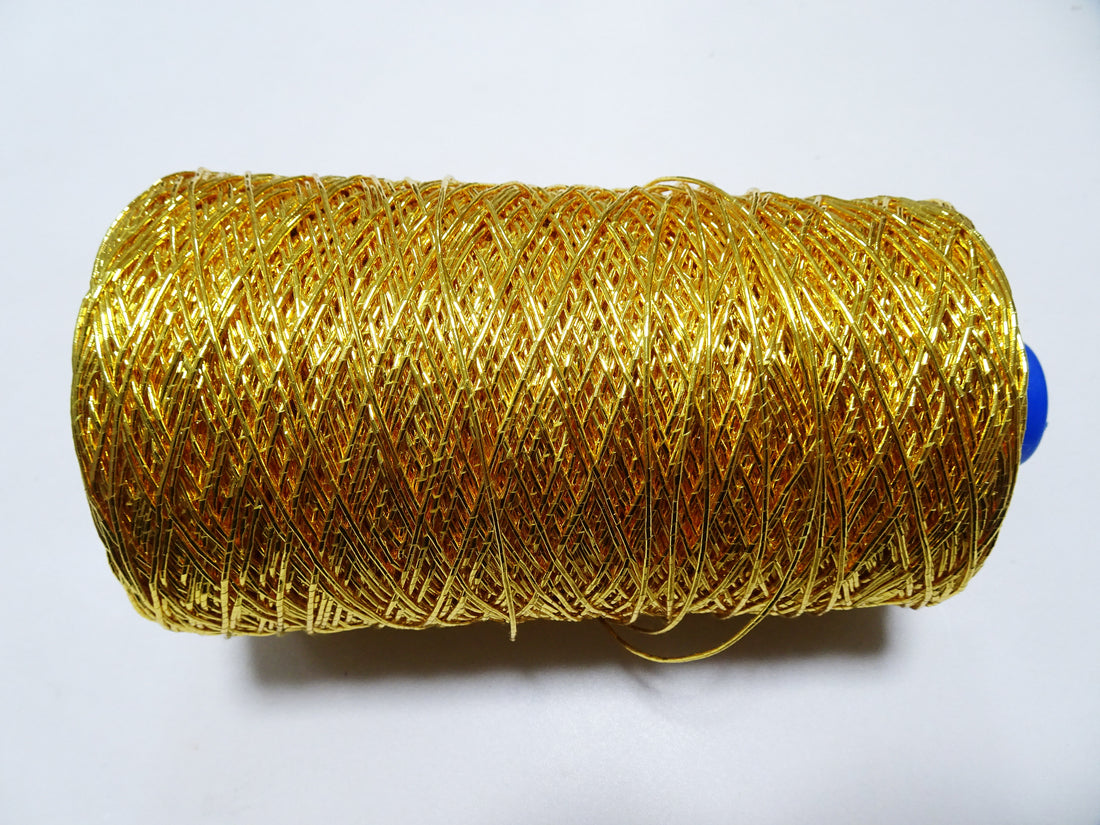 Japanese Vintage Gold Leaf Thread Kinkoma Embroidery 164 500M     0.95mm  19576
