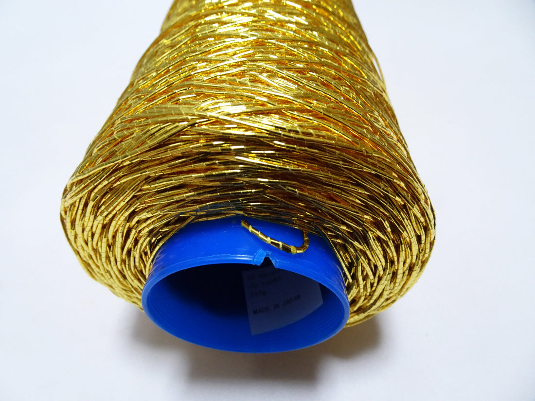 Japanese Vintage Gold Leaf Thread Kinkoma Embroidery 164 500M     0.95mm  19576