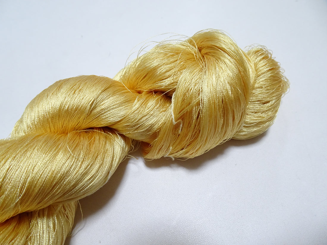 Japanese Vintage Twisted Silk Thread Embroidery 17430