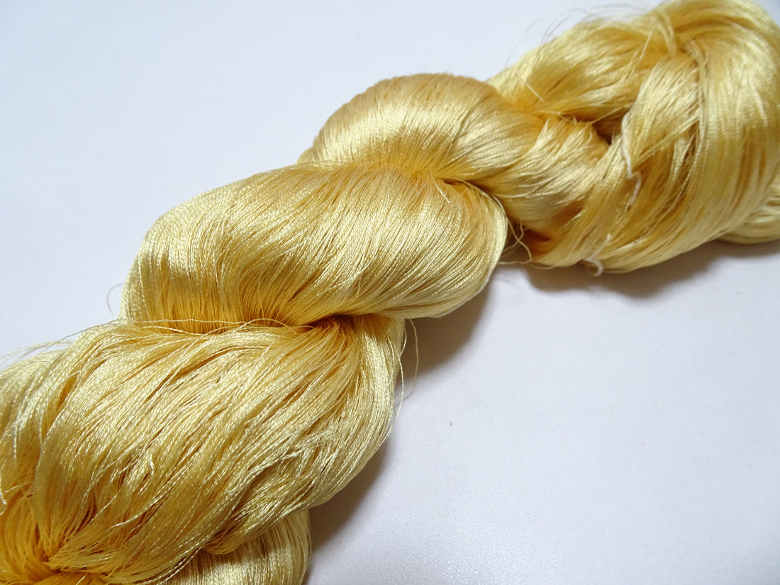Japanese Vintage Twisted Silk Thread Embroidery 17430