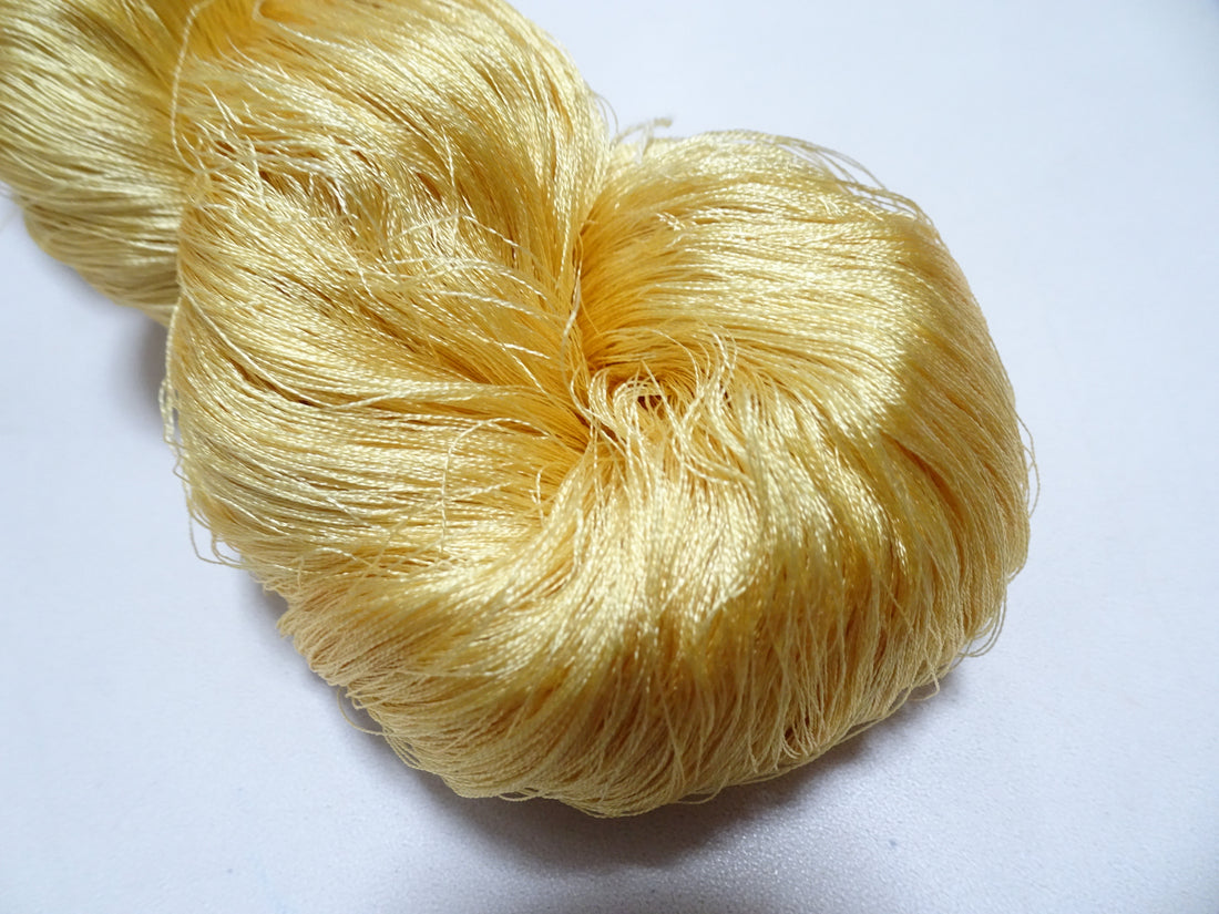 Japanese Vintage Twisted Silk Thread Embroidery 17430