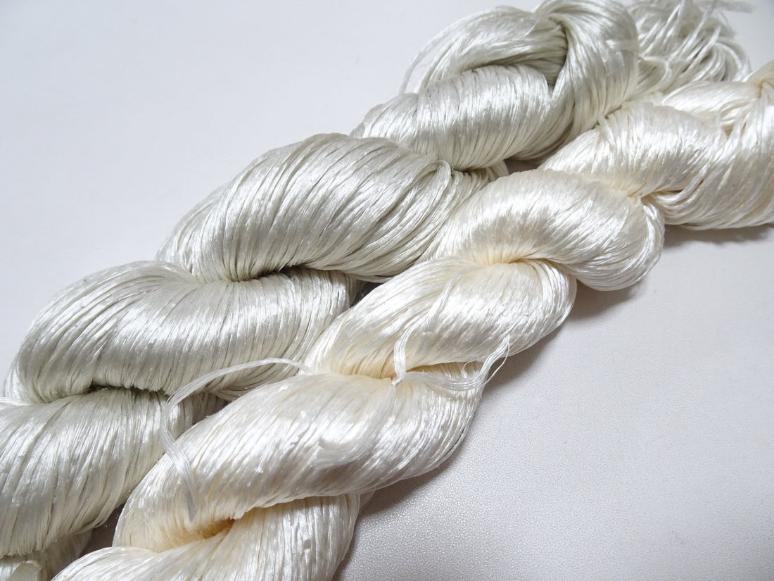 Japanese Vintage Loose Twisted Silk Thread 2sets Embroidery 18280