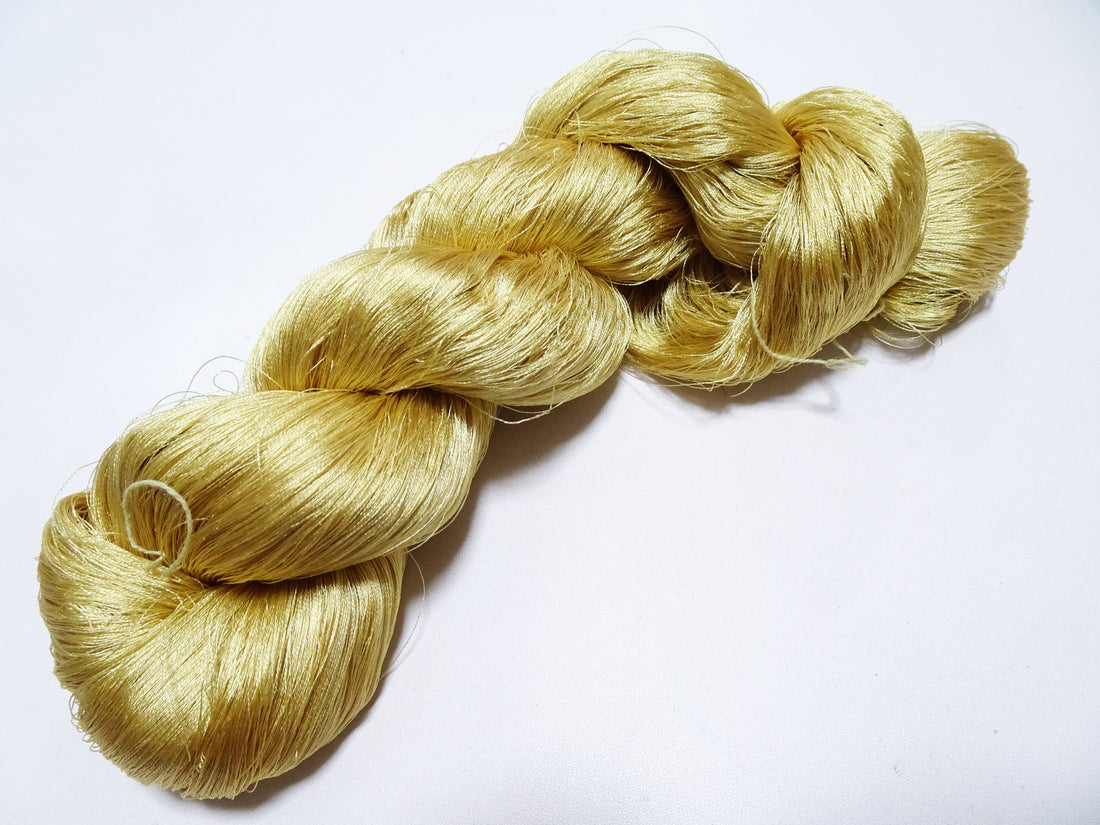 Japanese Vintage Twisted Silk Thread Embroidery 17431