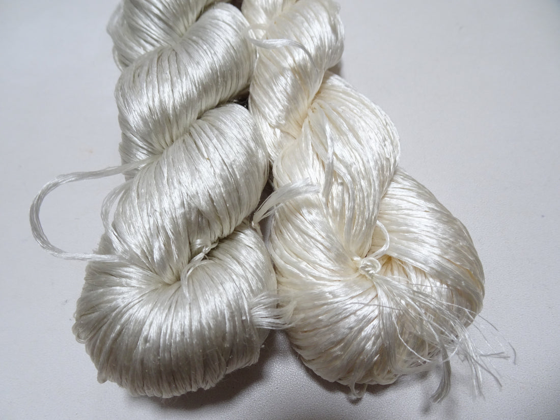 Japanese Vintage Loose Twisted Silk Thread 2sets Embroidery 18280