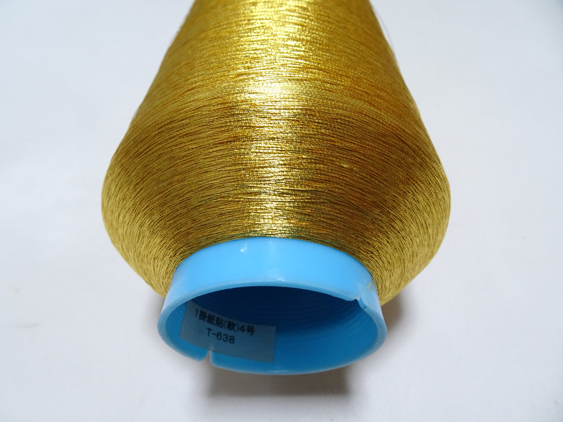 Special price!! Japanese Vintage Superb Gold Leaf Thread embroidery 10000M 17112  0.16mm