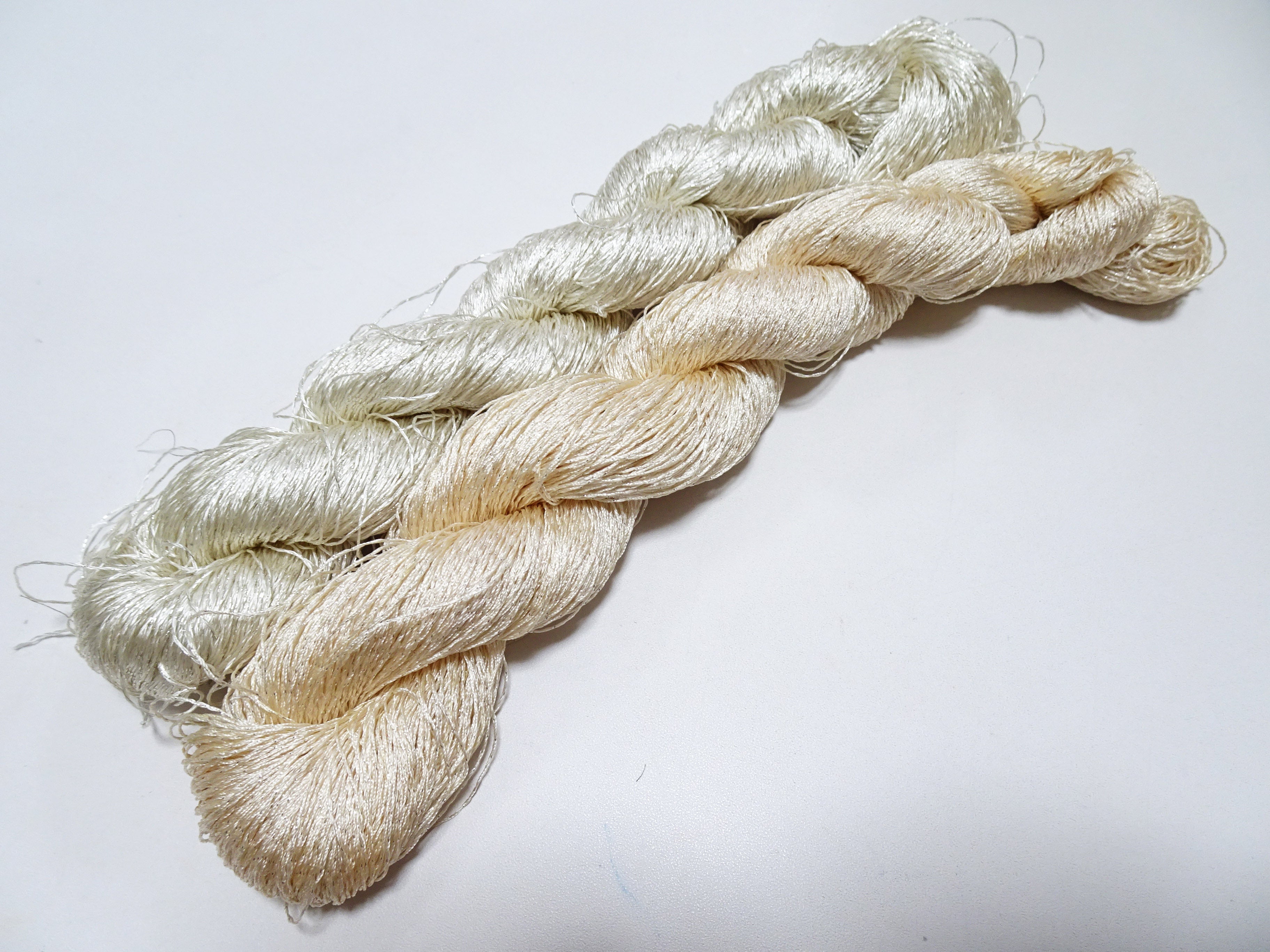 Japanese Vintage High Class Rare Silk Thread 2sets Mixture of Gold embroidery 14696