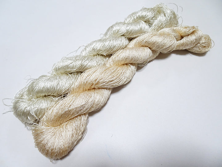 Japanese Vintage High Class Rare Silk Thread 2sets Mixture of Gold embroidery 14696