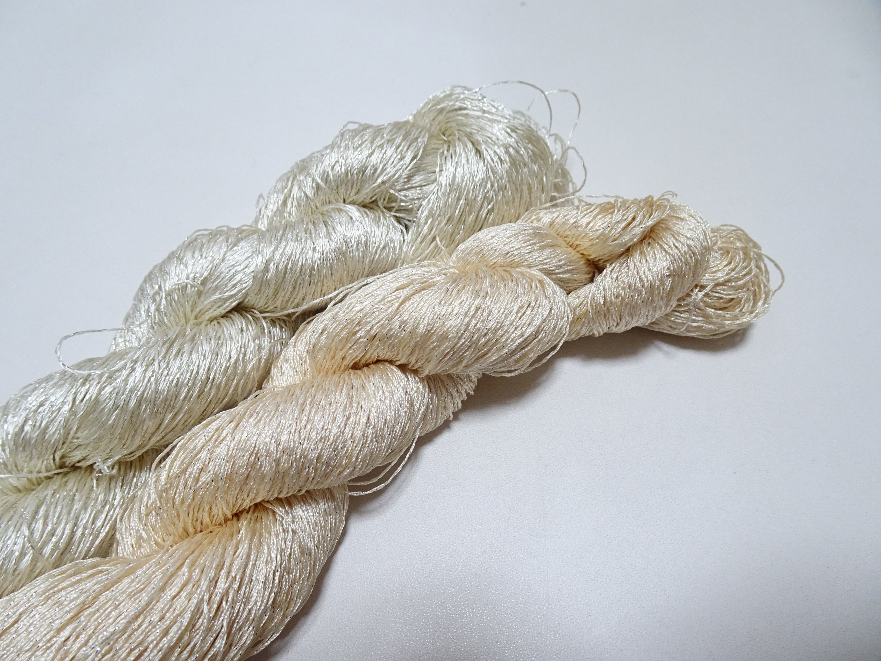 Rare Threads Japanese Vintage High Class Rare Silk Thread 2sets Mixture of Gold emb ...