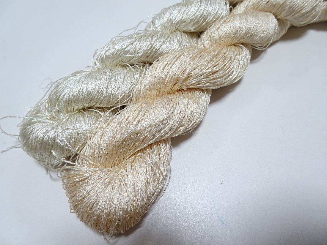 Japanese Vintage High Class Rare Silk Thread 2sets Mixture of Gold embroidery 14696