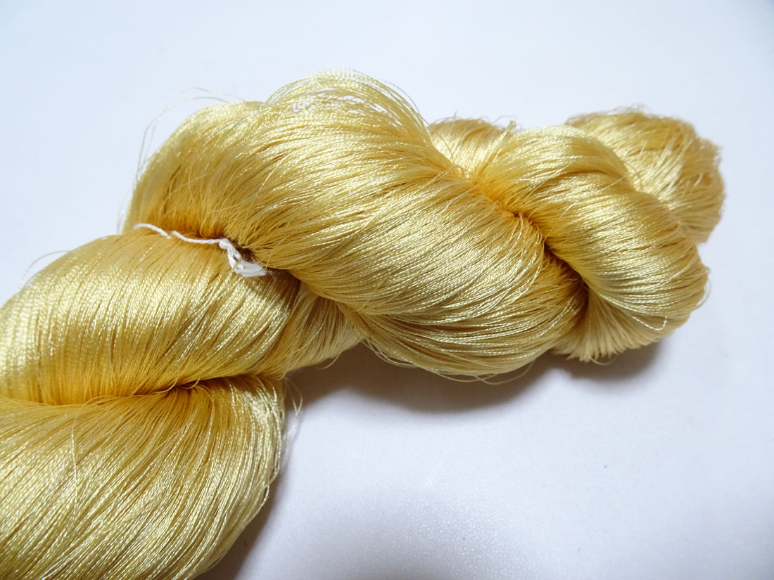 Japanese Vintage Twisted Silk Thread Embroidery 17434