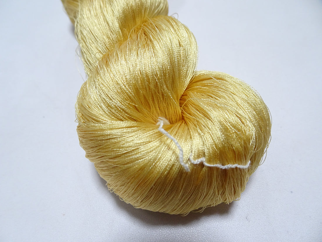 Japanese Vintage Twisted Silk Thread Embroidery 17434