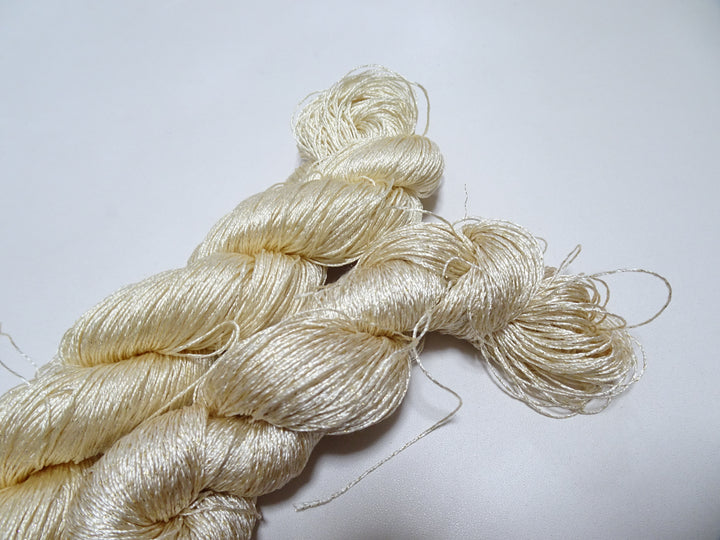 Japanese Vintage High Class Rare Silk Thread 2sets Mixture of Gold embroidery 14699