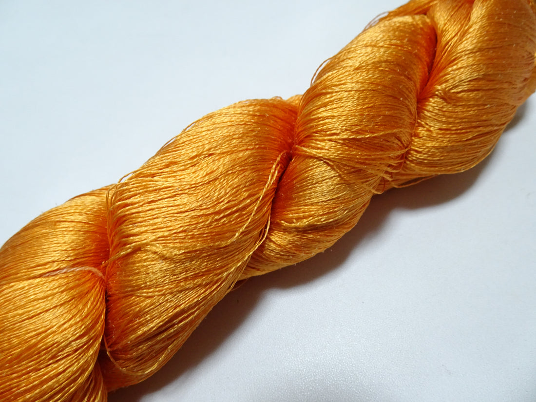 Japanese Vintage Twisted Silk Thread　Embroidery 18794