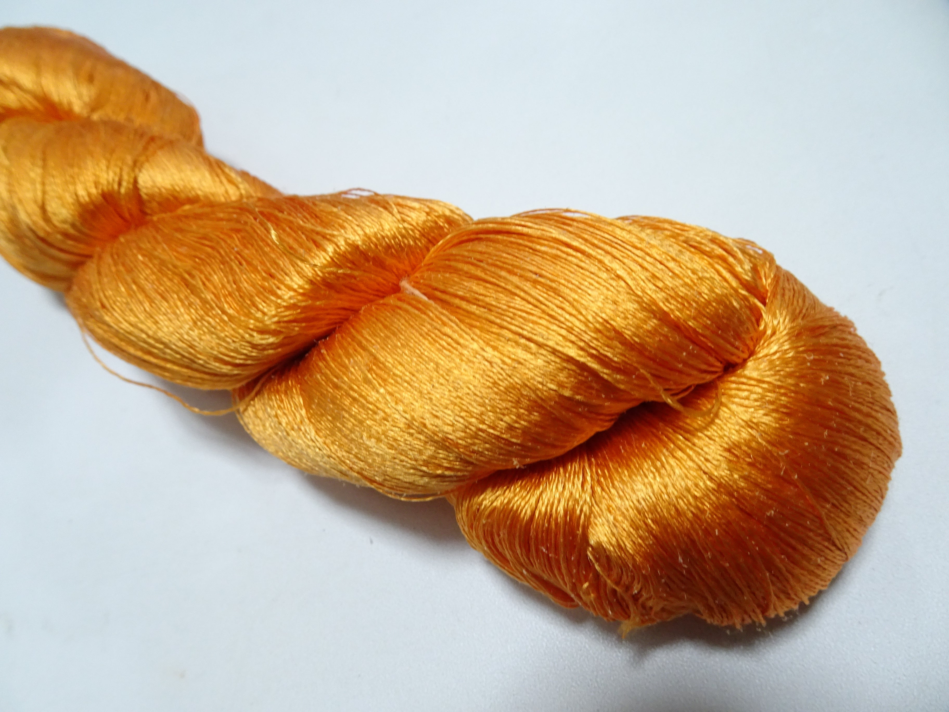Japanese Vintage Twisted Silk Thread　Embroidery 18794